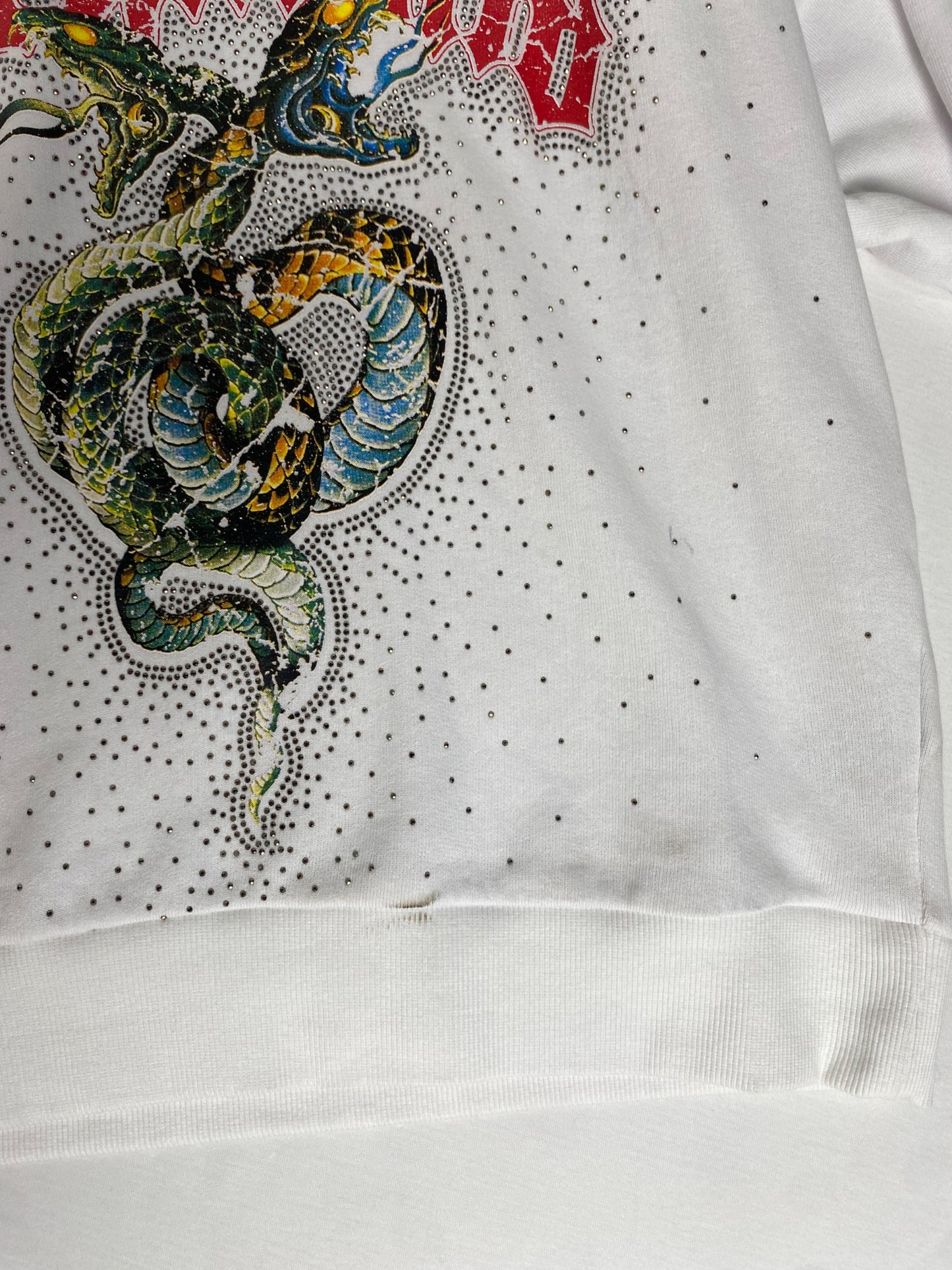 Felpa girocollo Richmond M Bianco