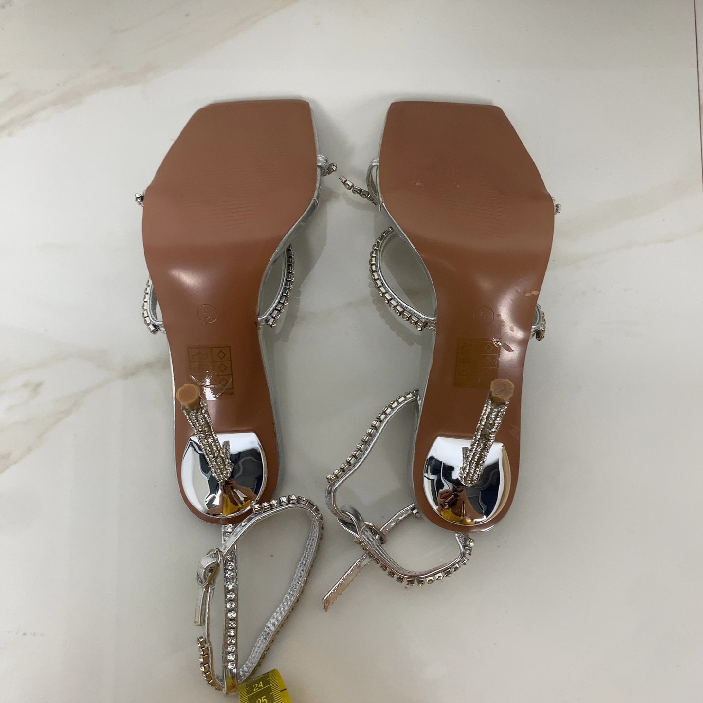 Tacchi Public Desire 37/38 Argento