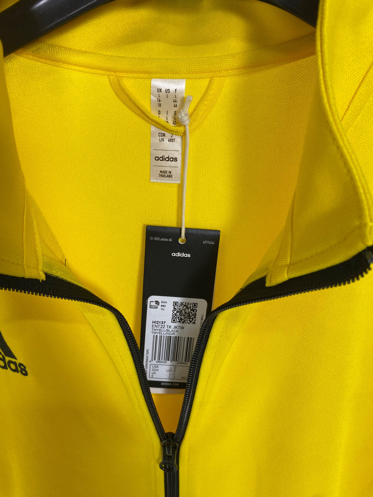 Felpa Adidas L Giallo