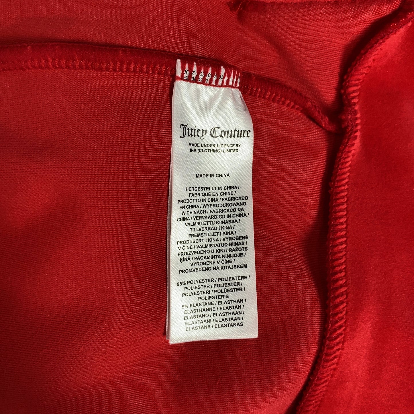 Blusa Juicy Couture Unica Rosso