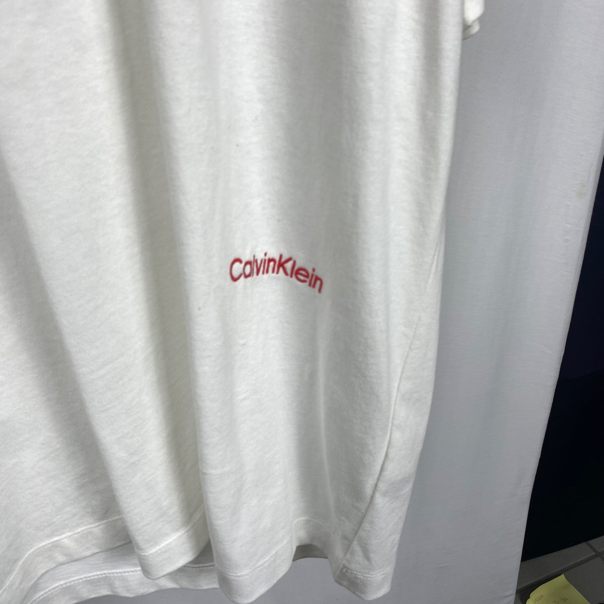 T-shirt Calvin Klein L Bianco