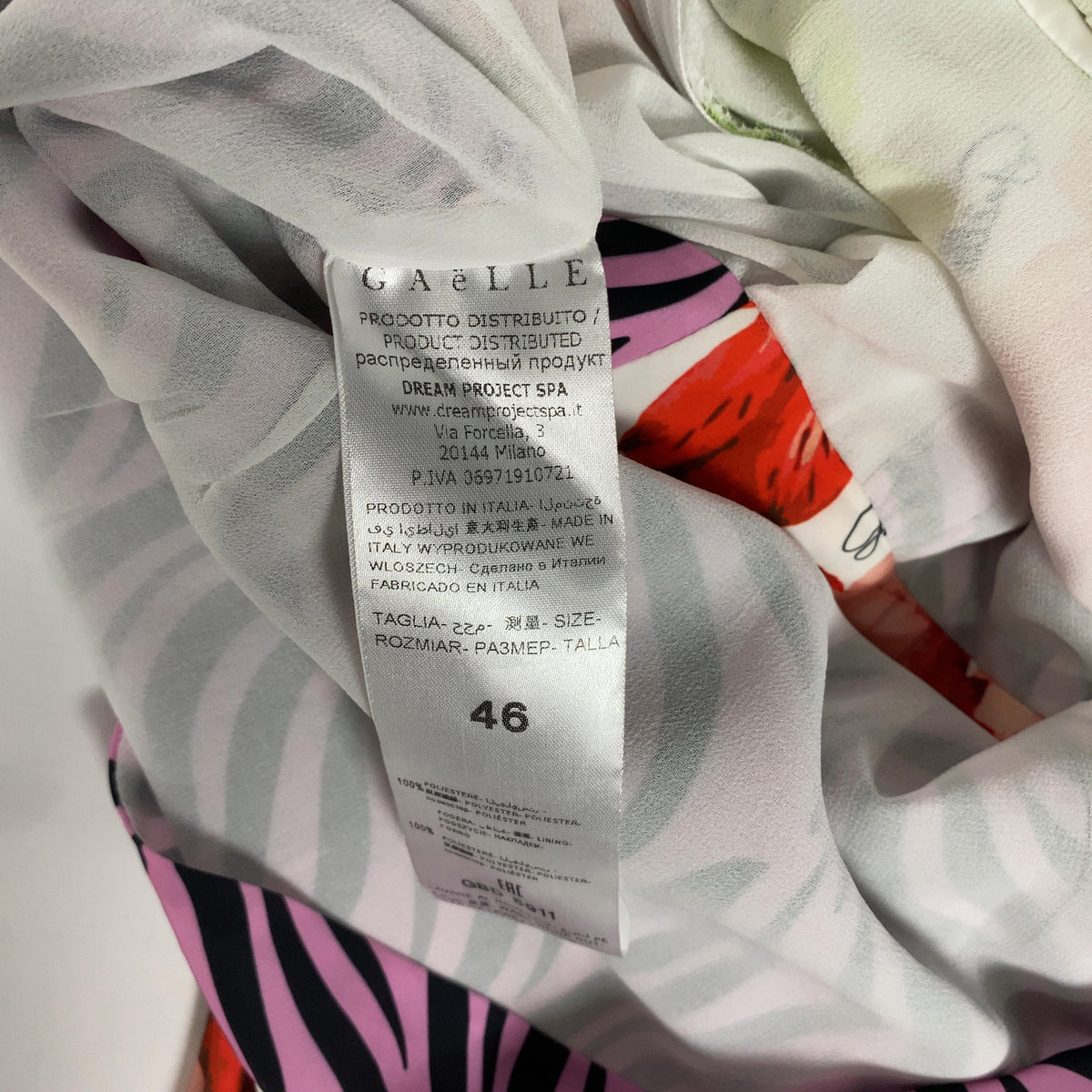 Abito Gaelle 46 Multicolore