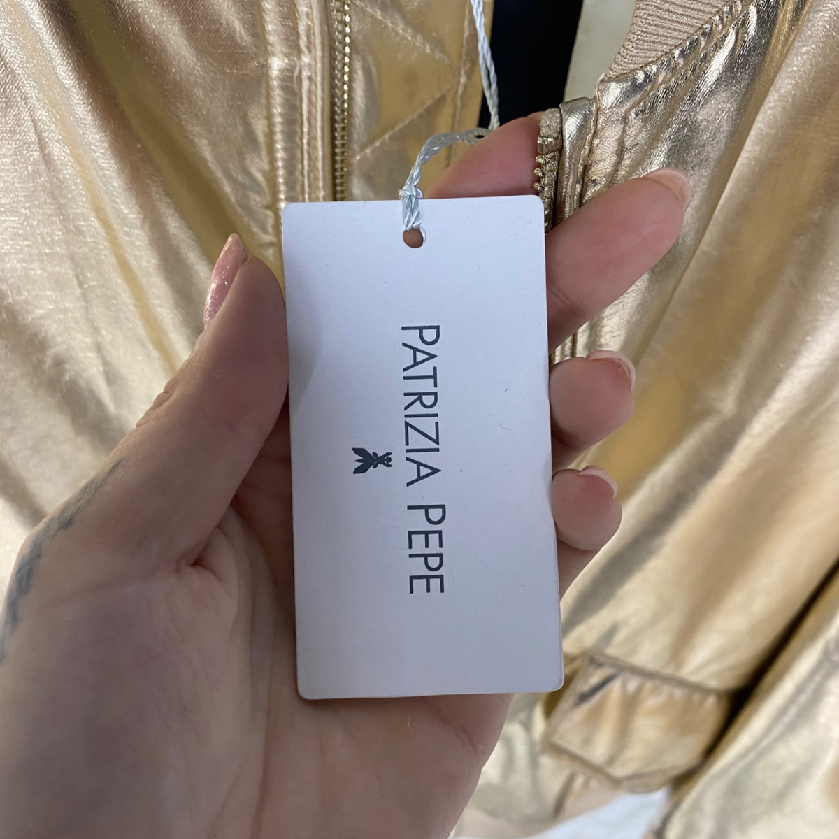Giacca Patrizia Pepe 38 Oro