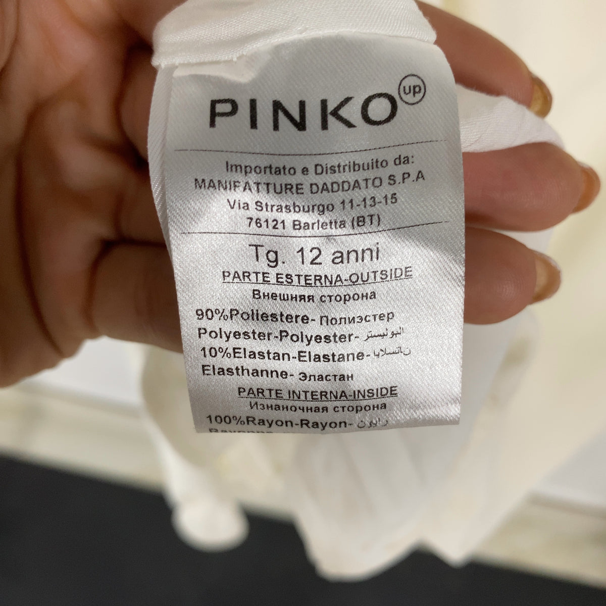 Top Pinko 12 Crema