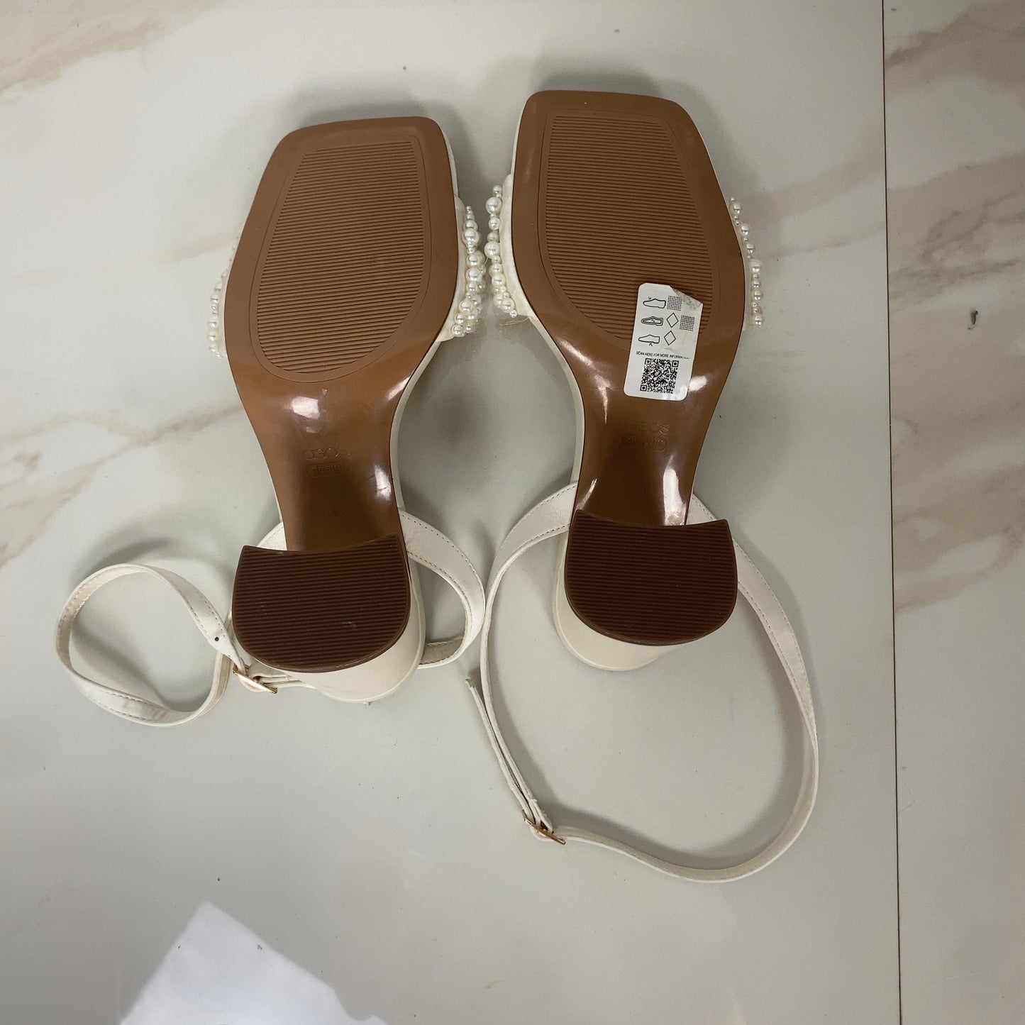 Tacchi Asos 38 Bianco