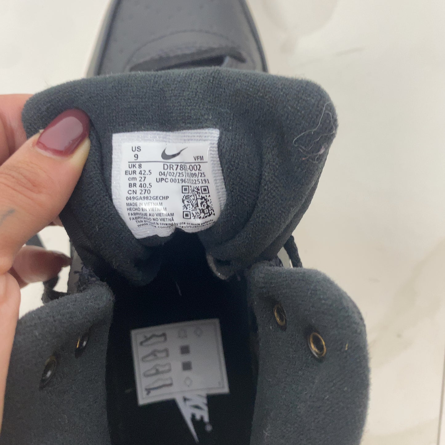Scarpe ginniche Nike 40,5 Nero