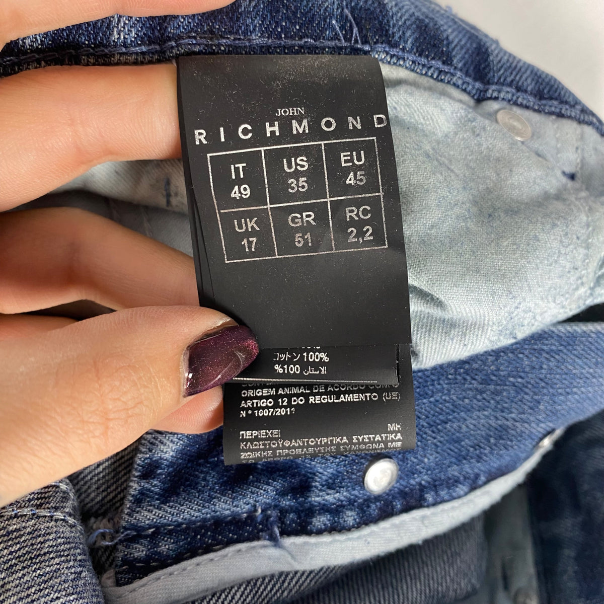 Jeans John Richmond 49 Denim