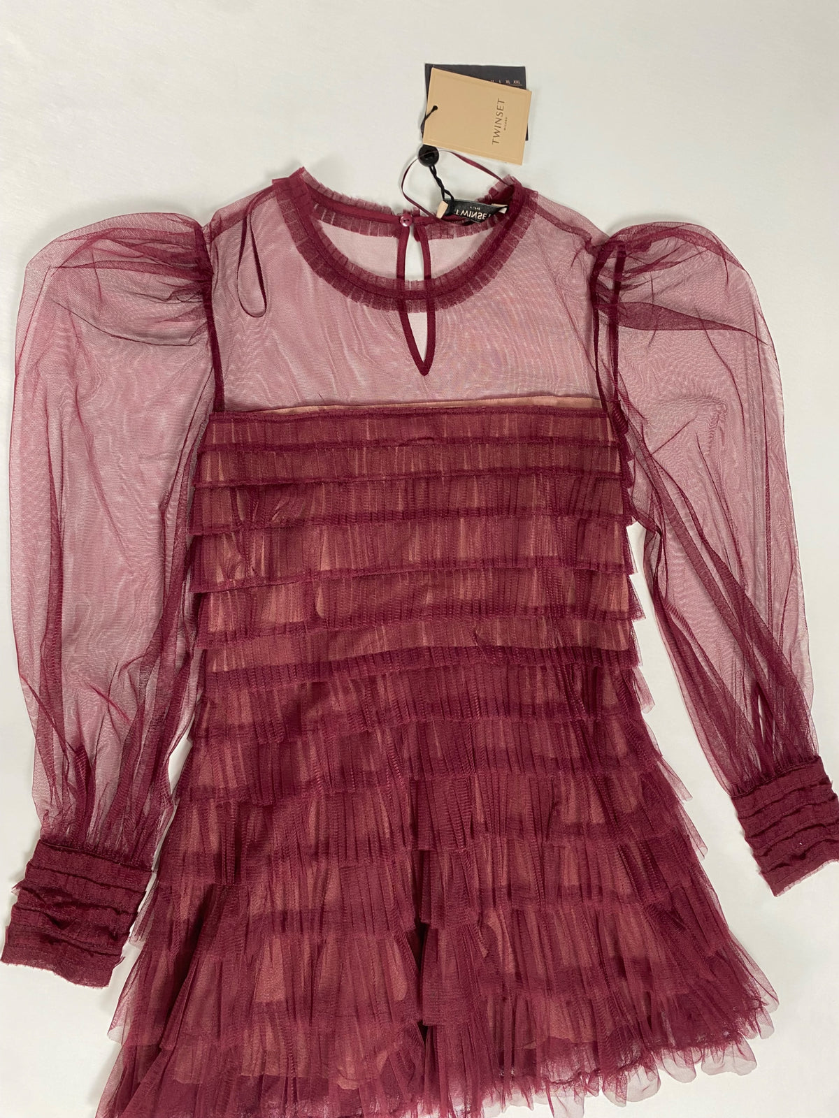 Abito Twinset 40 Bordeaux