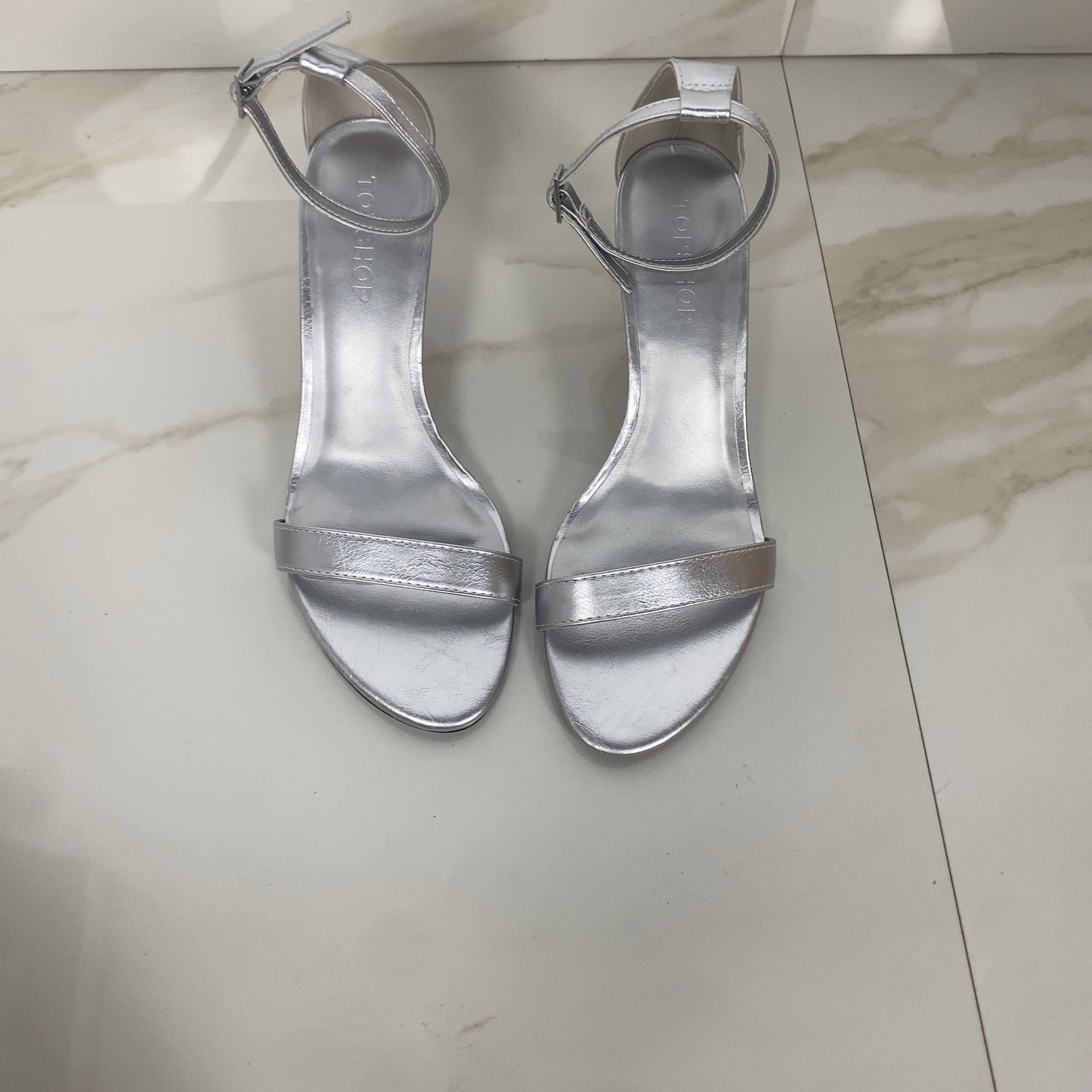 Tacchi Topshop 39 Argento