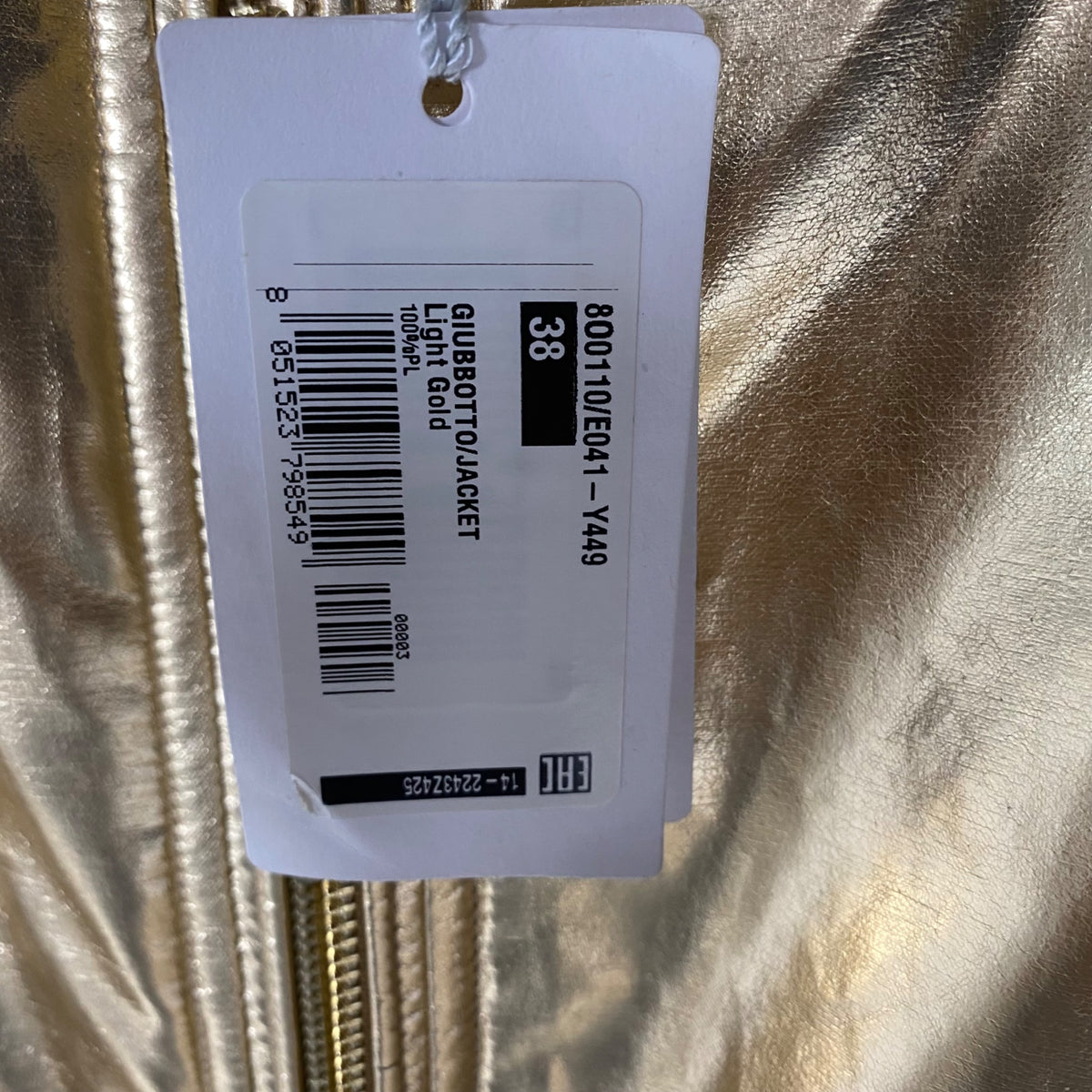 Giacca Patrizia Pepe 38 Oro