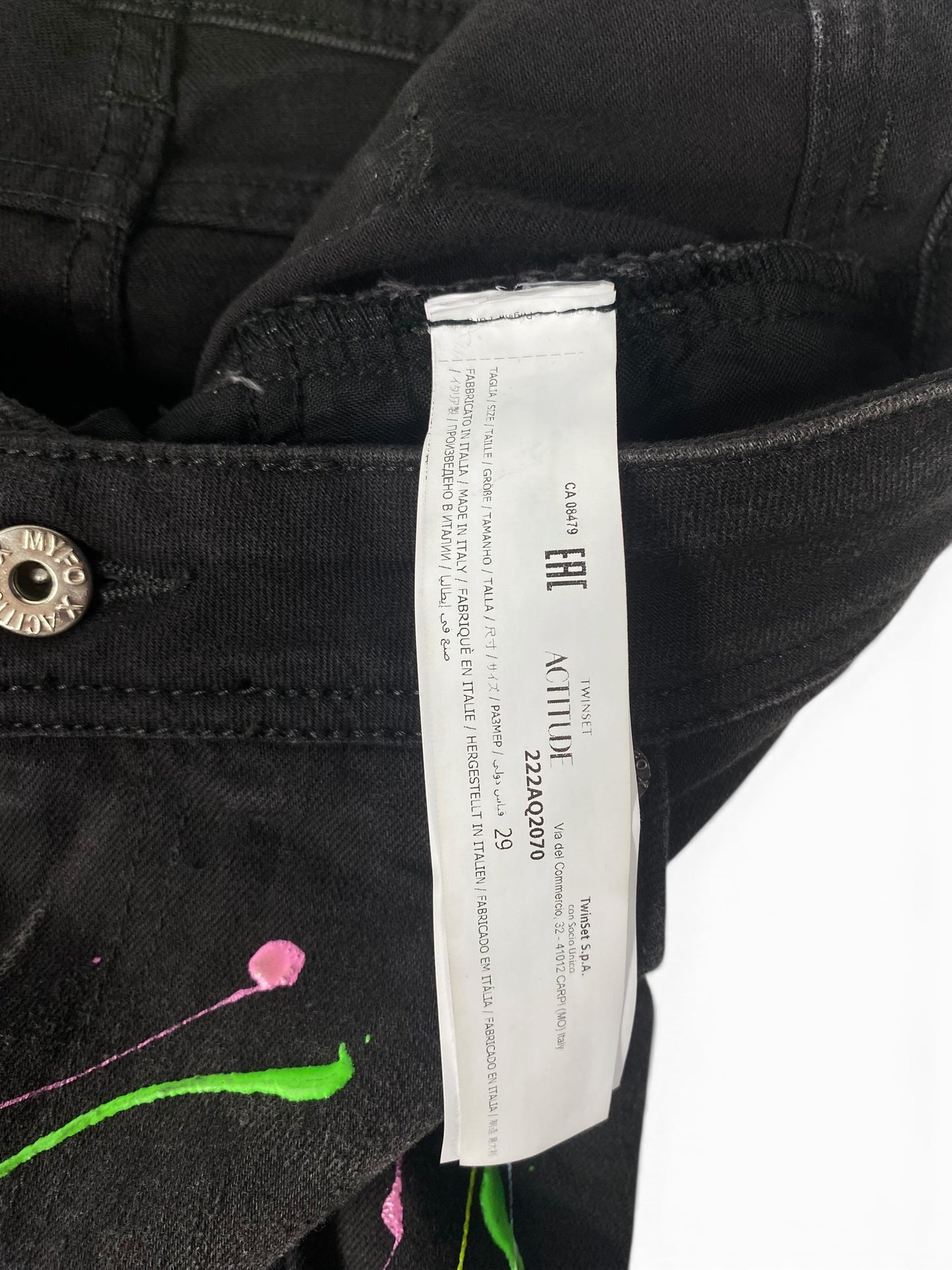 Jeans Twinset Acctitude 29 Nero
