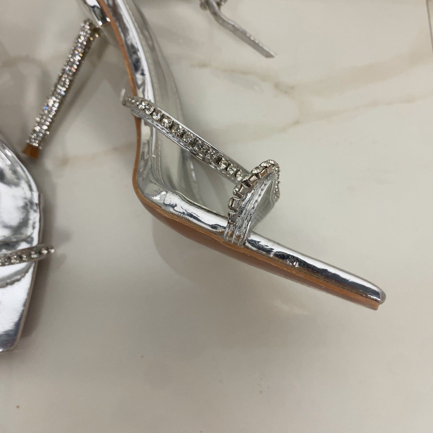 Tacchi Public Desire 37/38 Argento