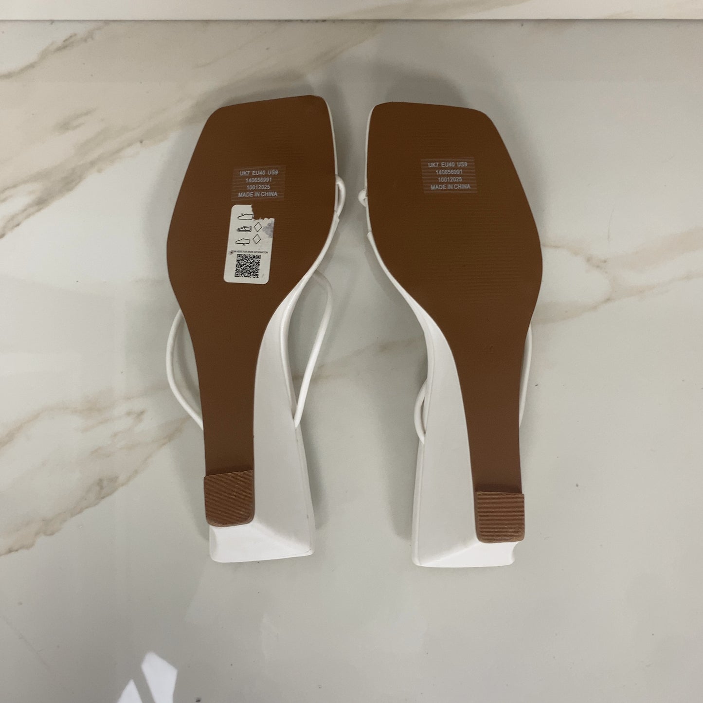 Zeppe Topshop 40 Bianco