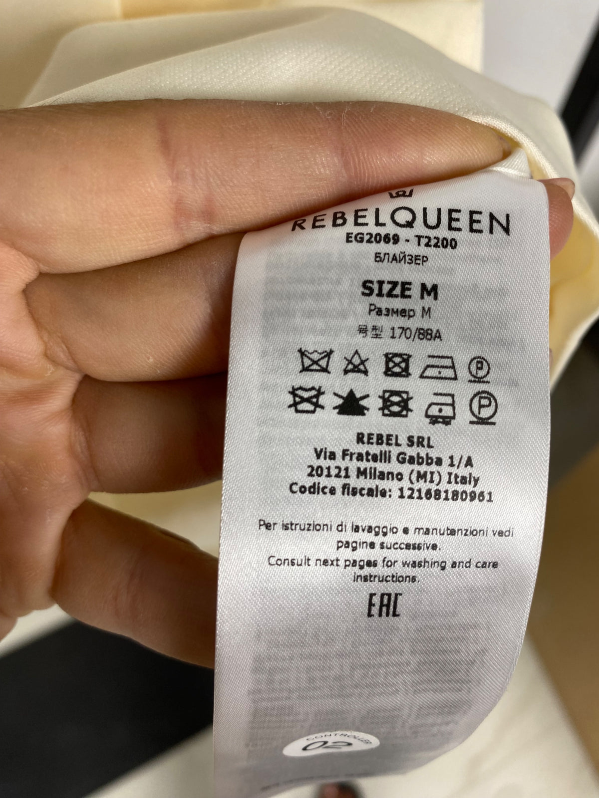 giacche Rebel Queen M Crema
