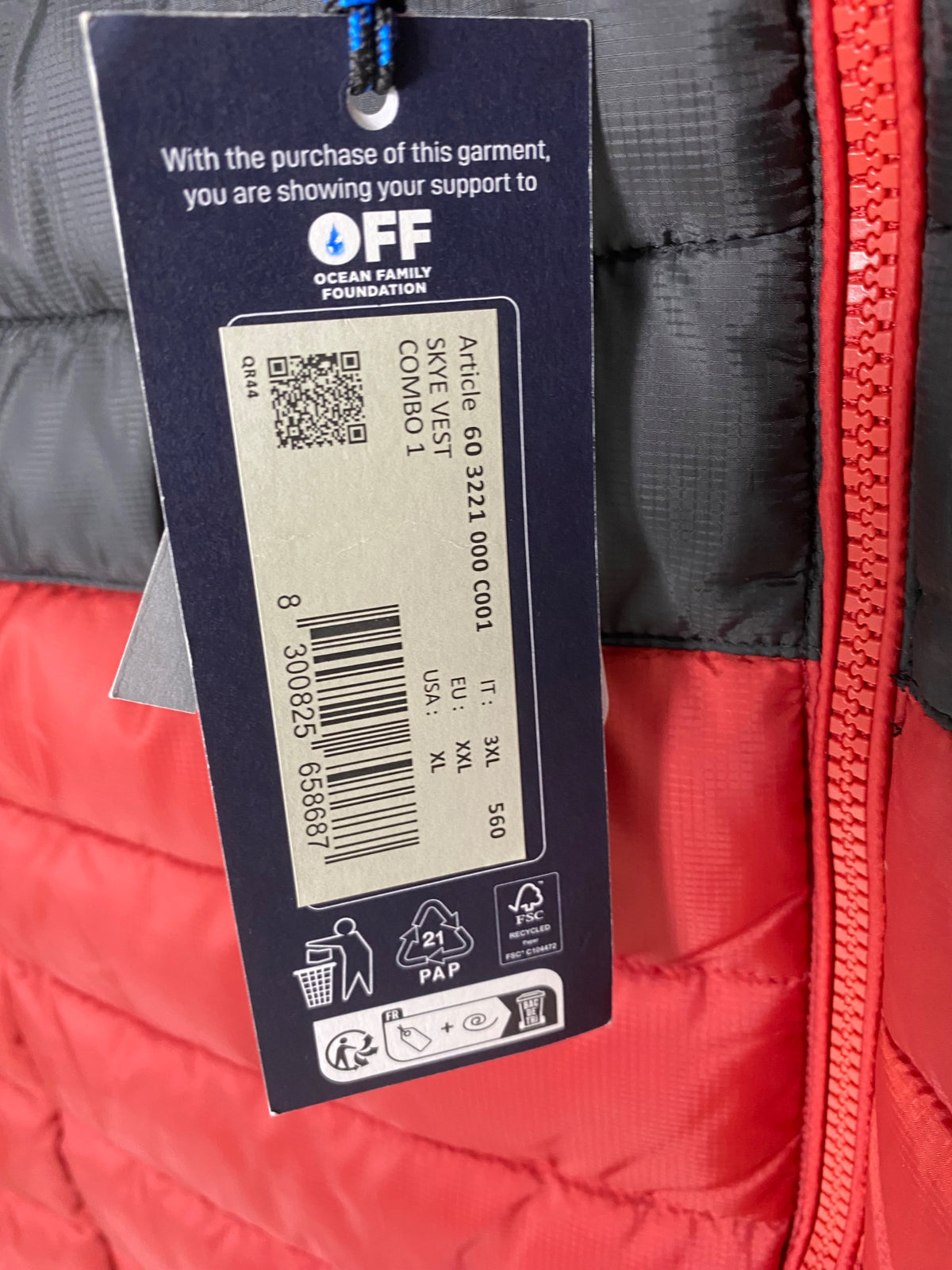 Smanicato North Sails 3XL Rosso