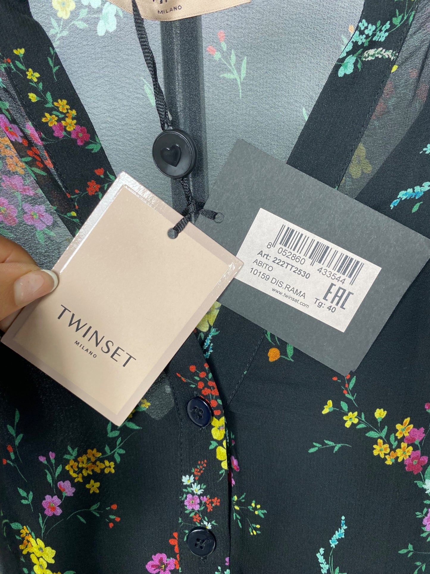 Vestito Twinset Acctitude 40 Floreale