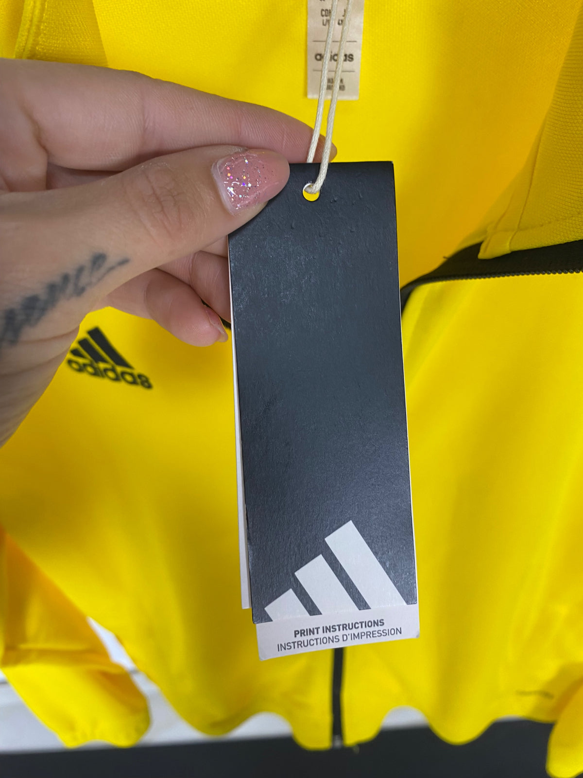 Felpa Adidas L Giallo