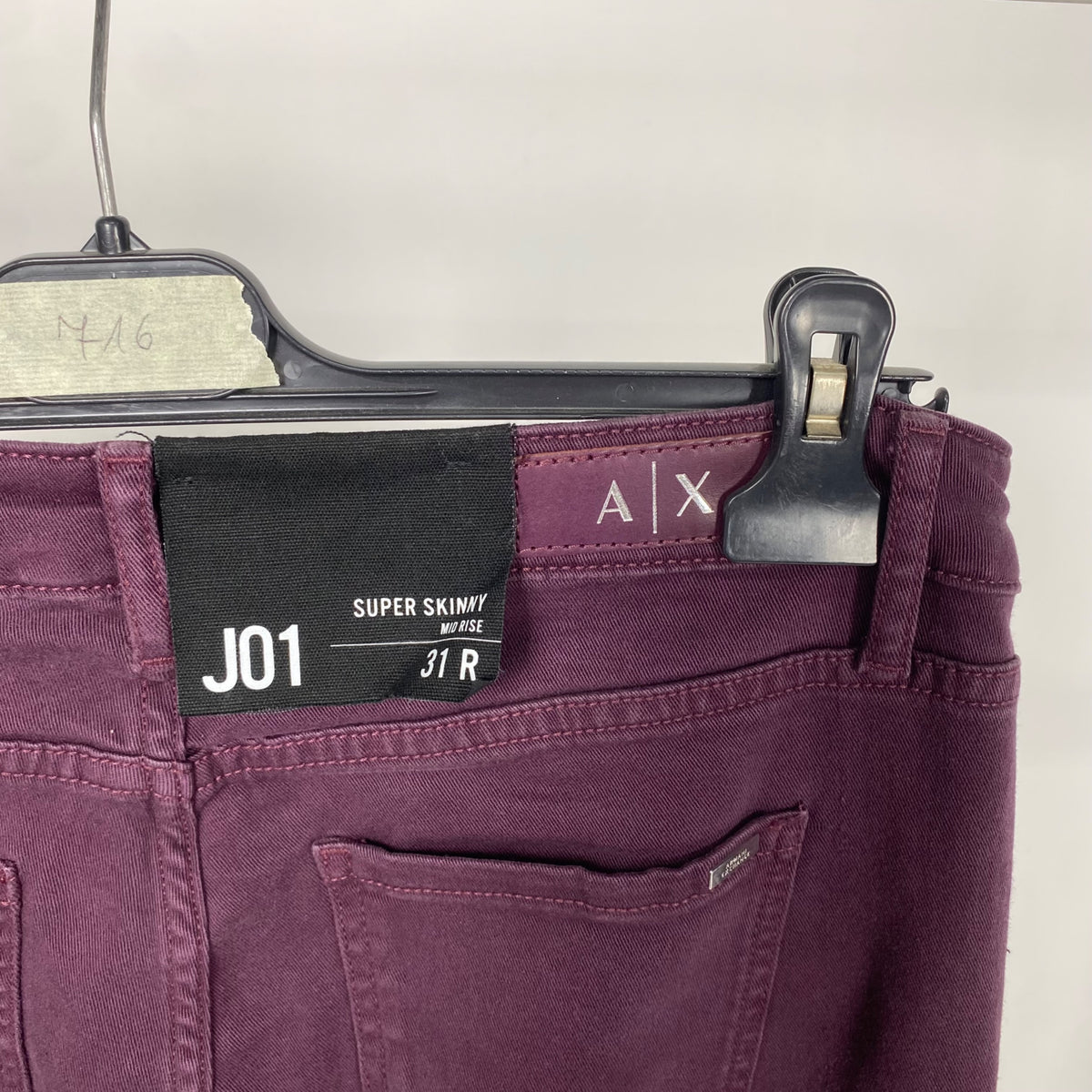 Jeans Armani Exchange 31 R Bordeaux