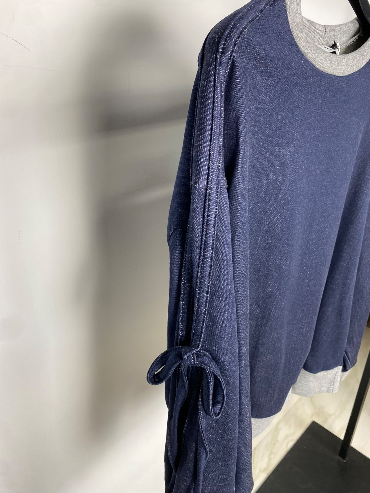 Felpa girocollo PLEASE XS Blue