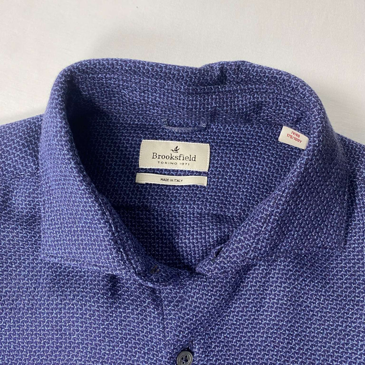 Camicia Brooksfield 40 Blue