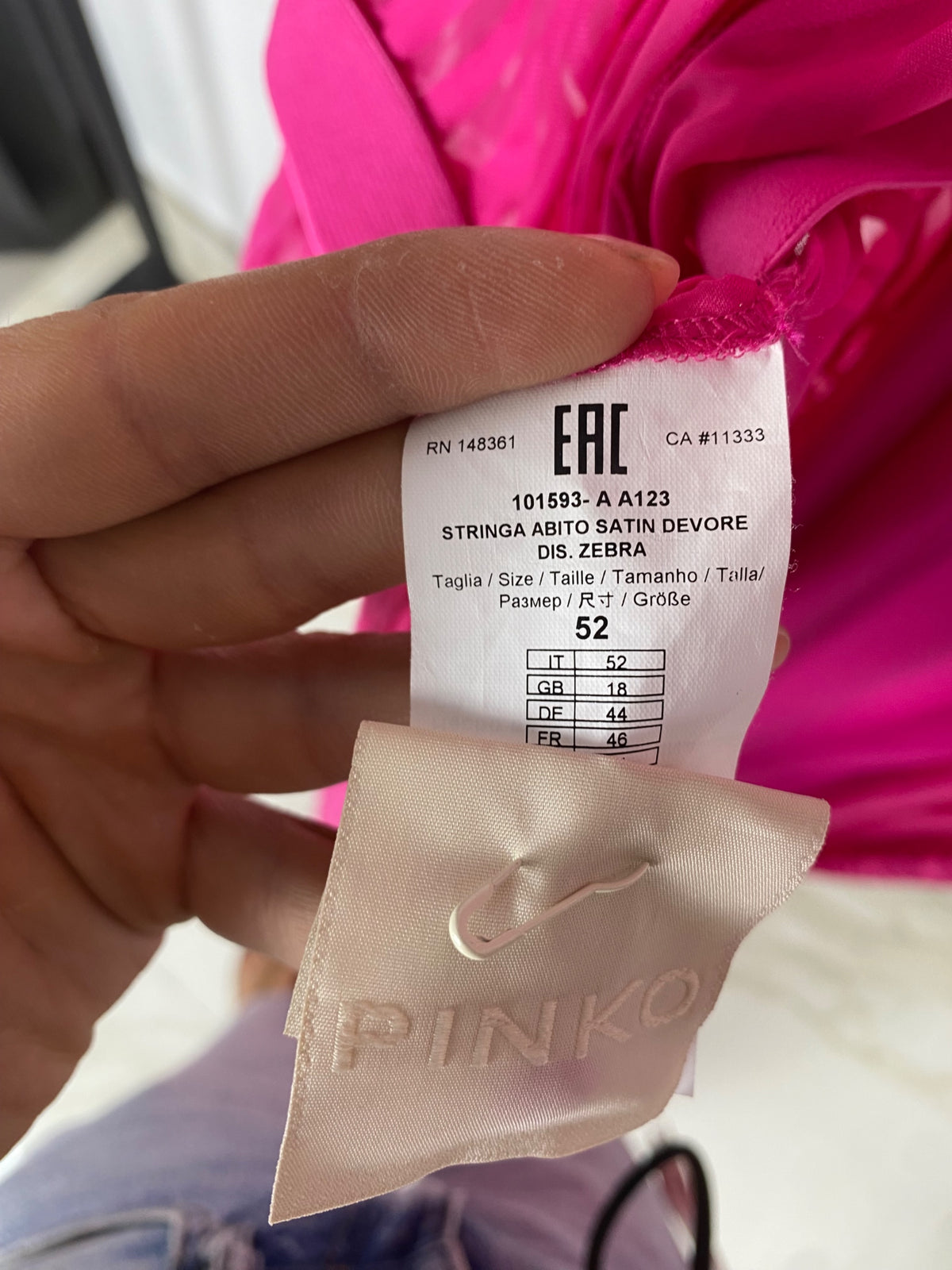 Abito Pinko 52 Fucsia