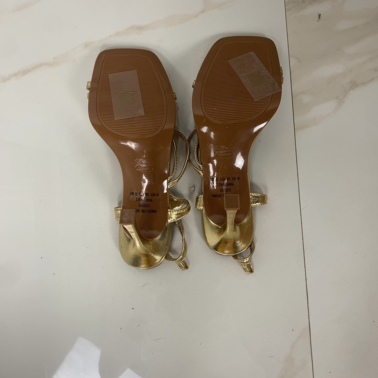 Tacchi Asos 39 Oro