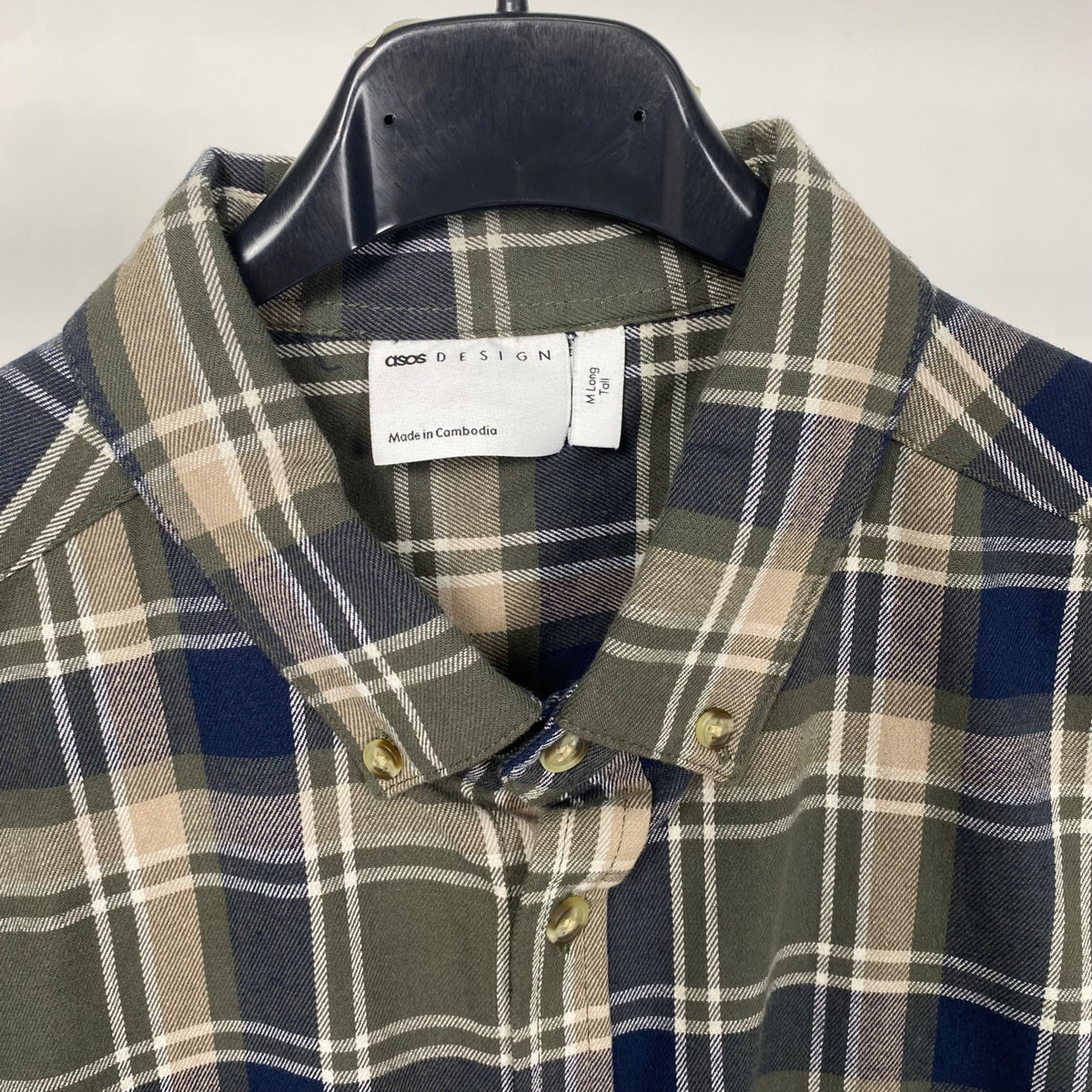 Camicia Asos M Verde militare