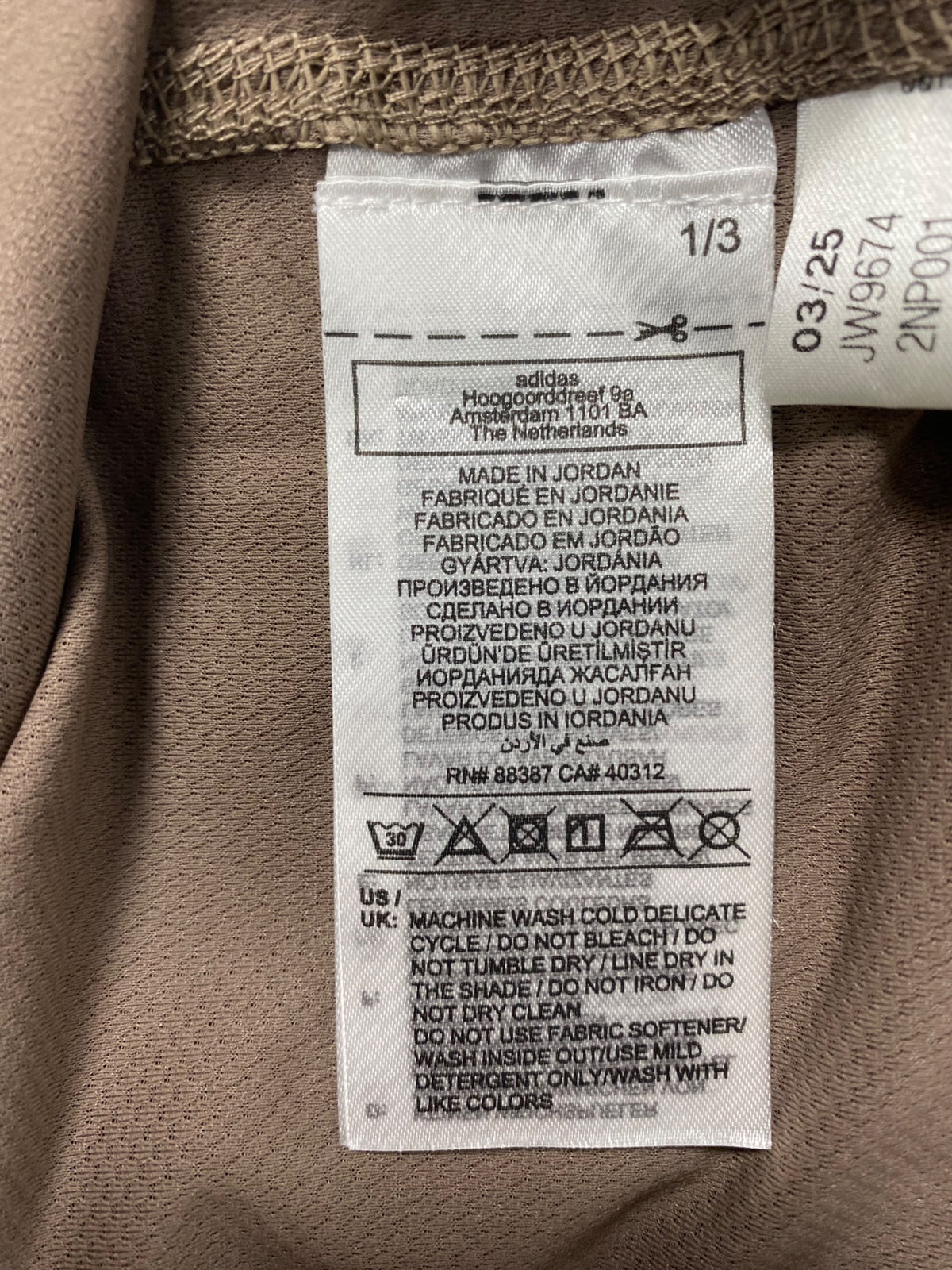 Sportswear Adidas XL Marrone