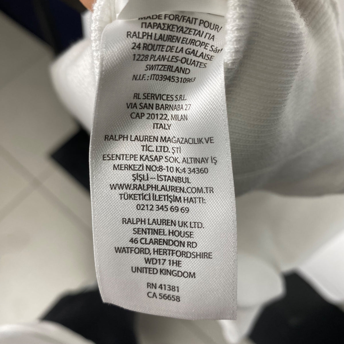 Felpa Polo Ralph Lauren XS Bianco