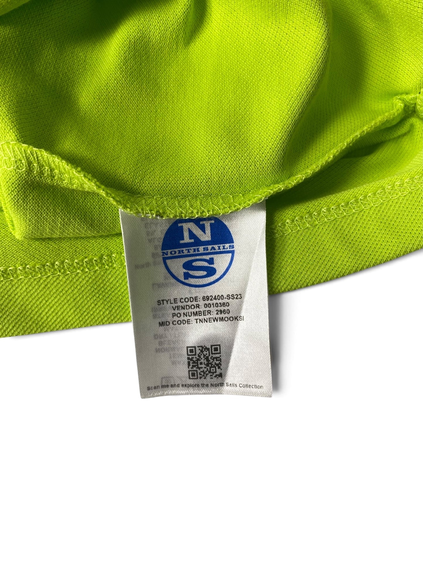 Polo North Sails EU 14 Lime