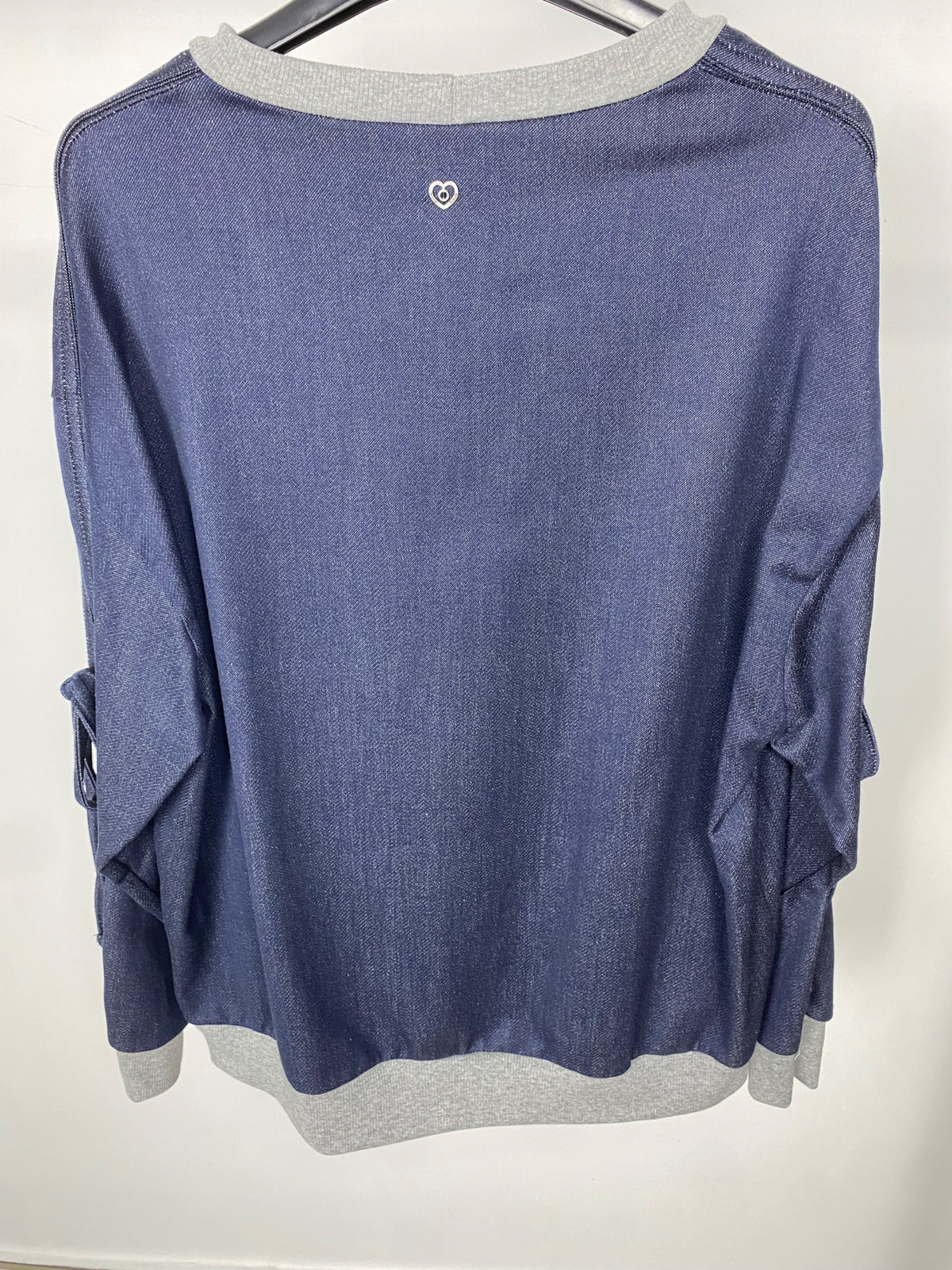 Felpa girocollo PLEASE XS Blue