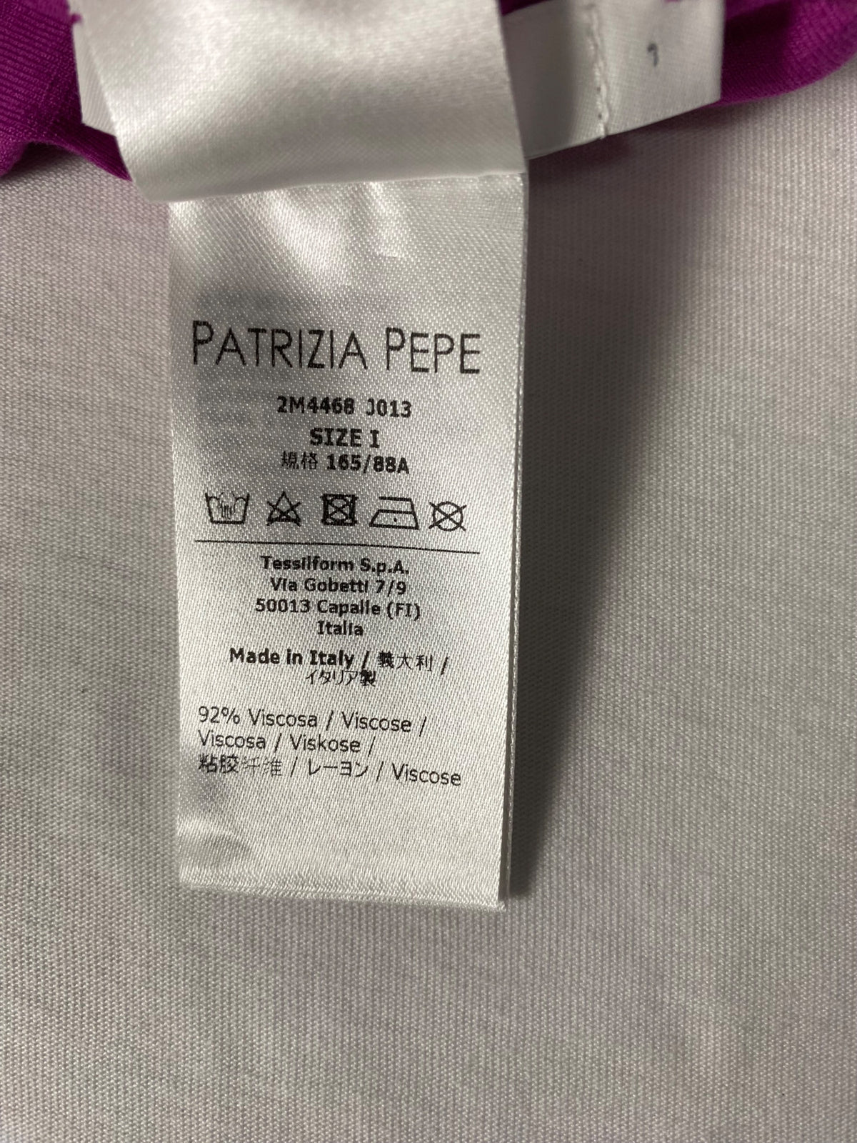 Top Patrizia Pepe 42 Fucsia