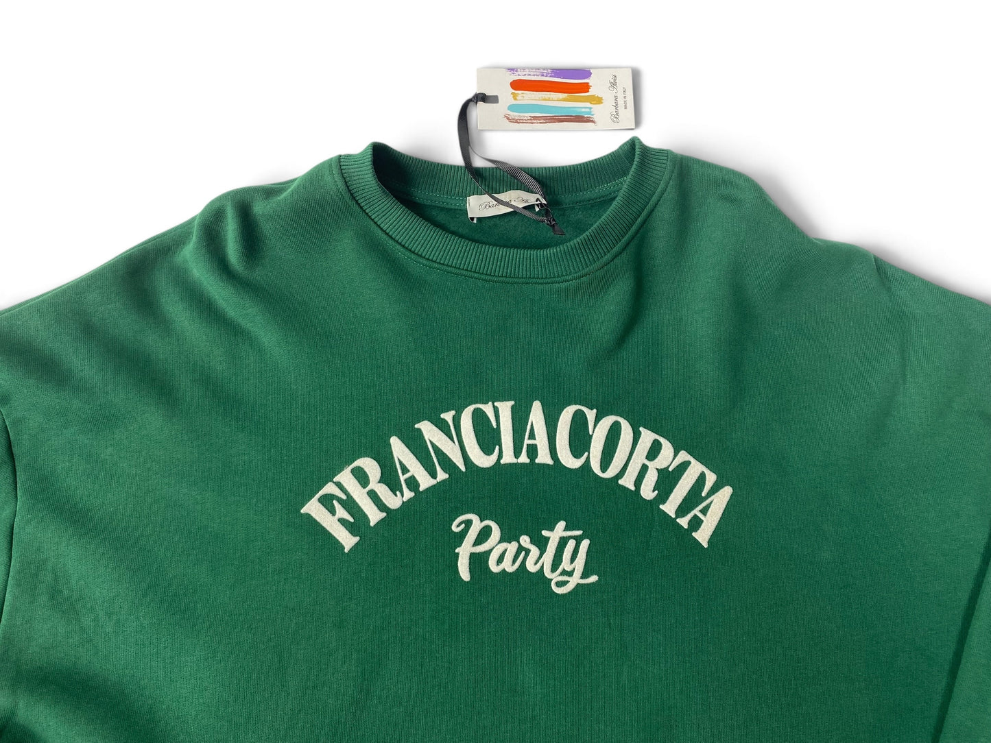 Felpa girocollo Barbara Alvisi XL Verde