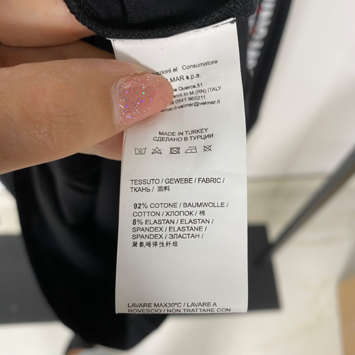 Maglia Moschino M Nero