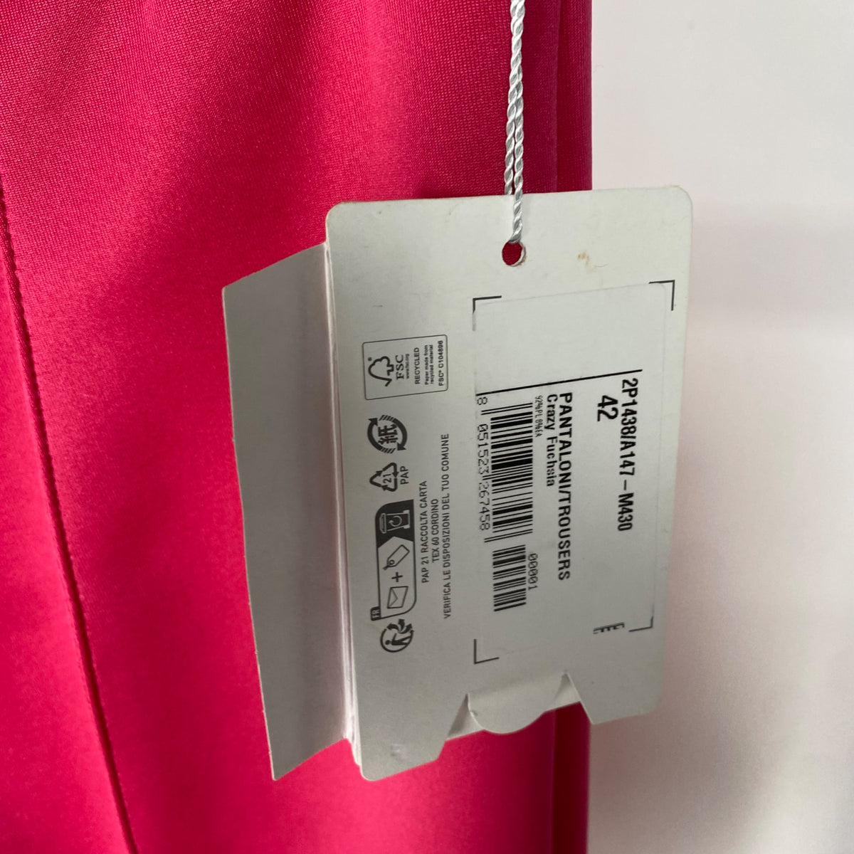 Pantalone Patrizia Pepe 42 Fucsia