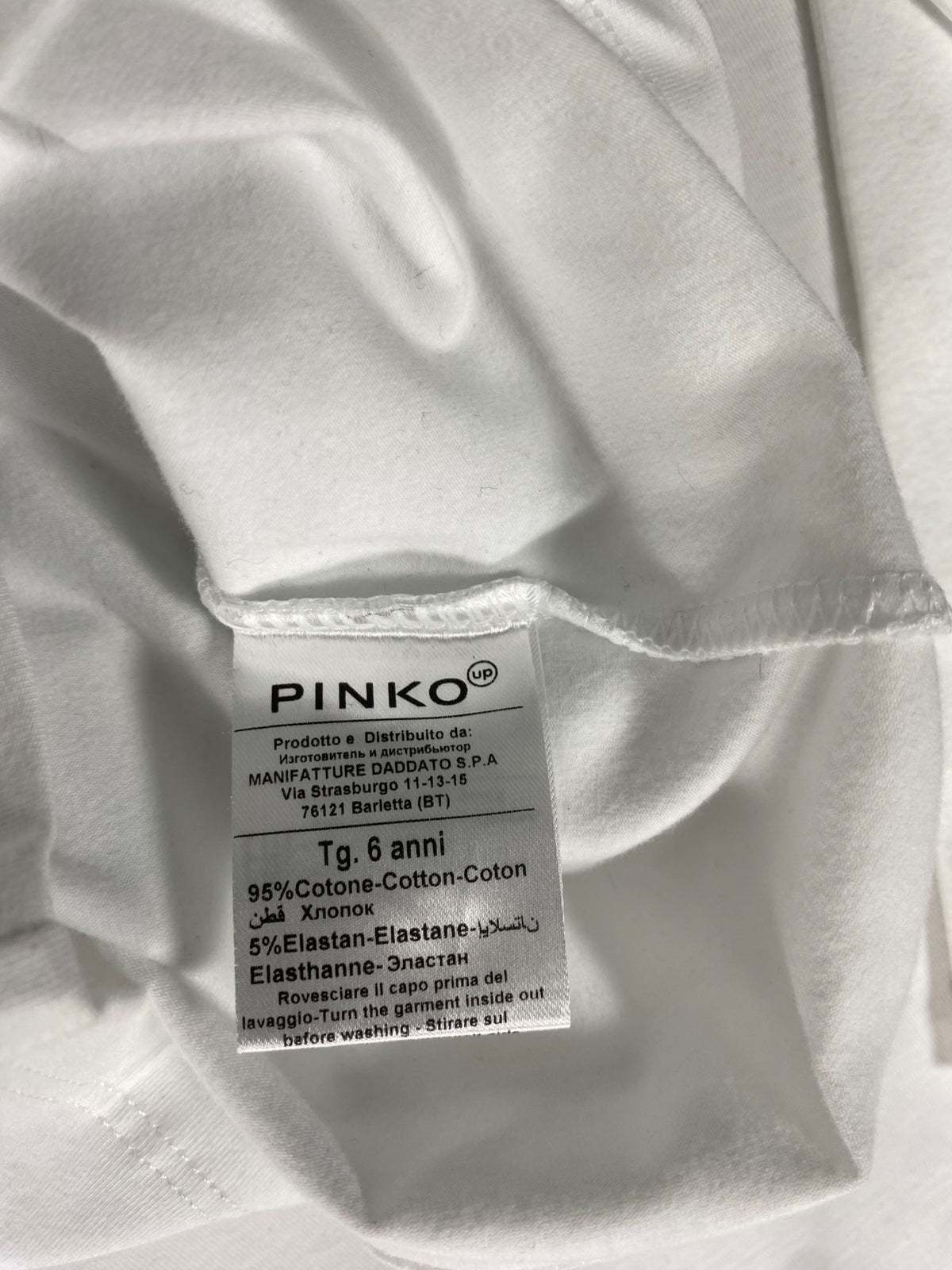 T-shirt Pinko 6 anni Bianco