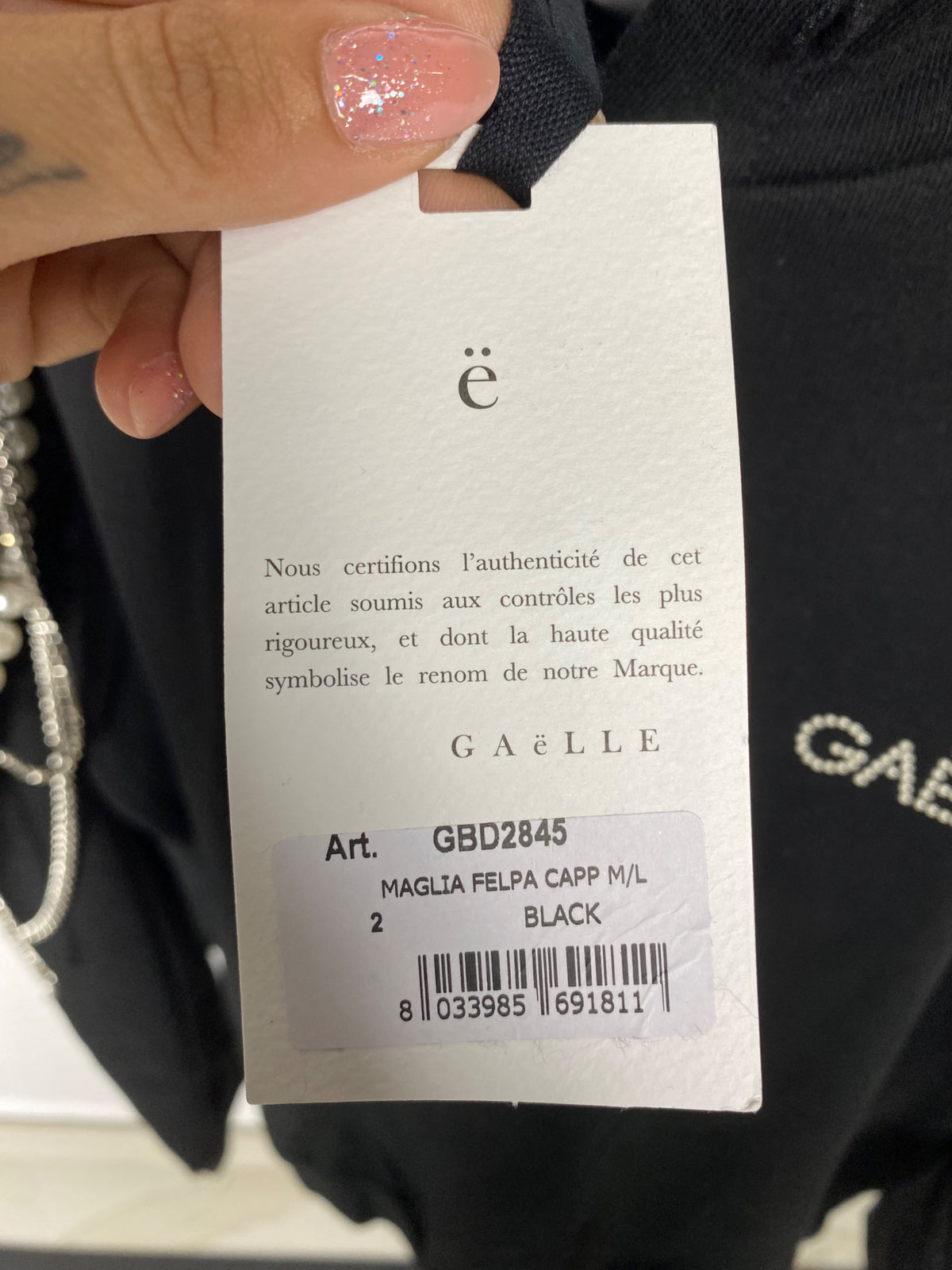 Sportswear Gaelle M/L Nero