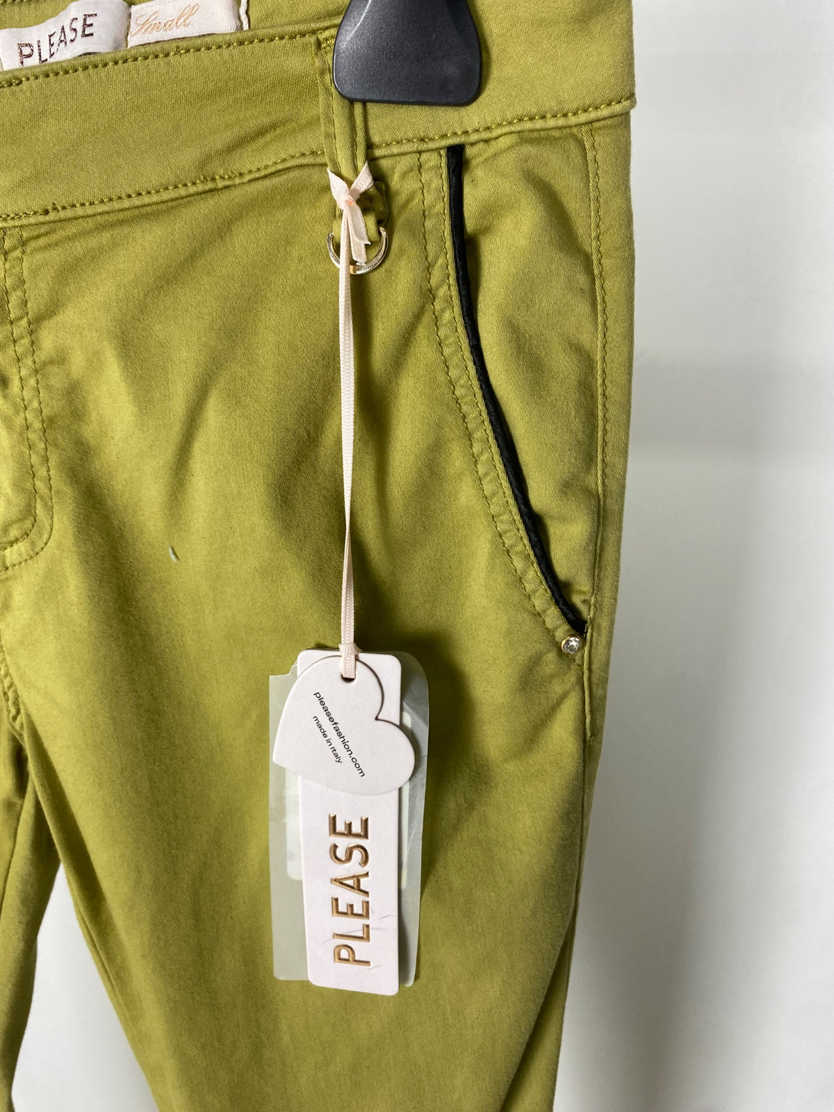Pantaloni PLEASE S Giallo