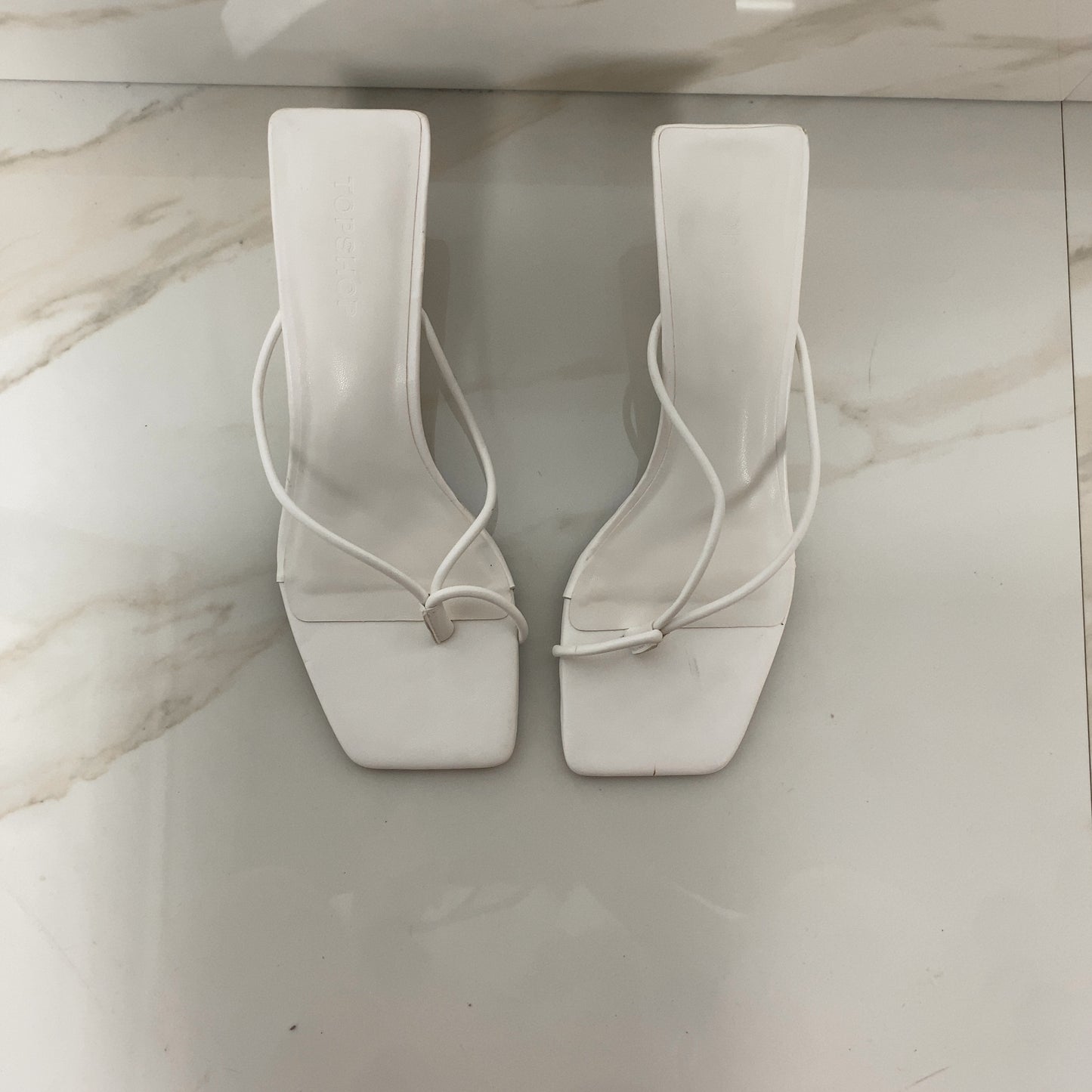Zeppe Topshop 40 Bianco