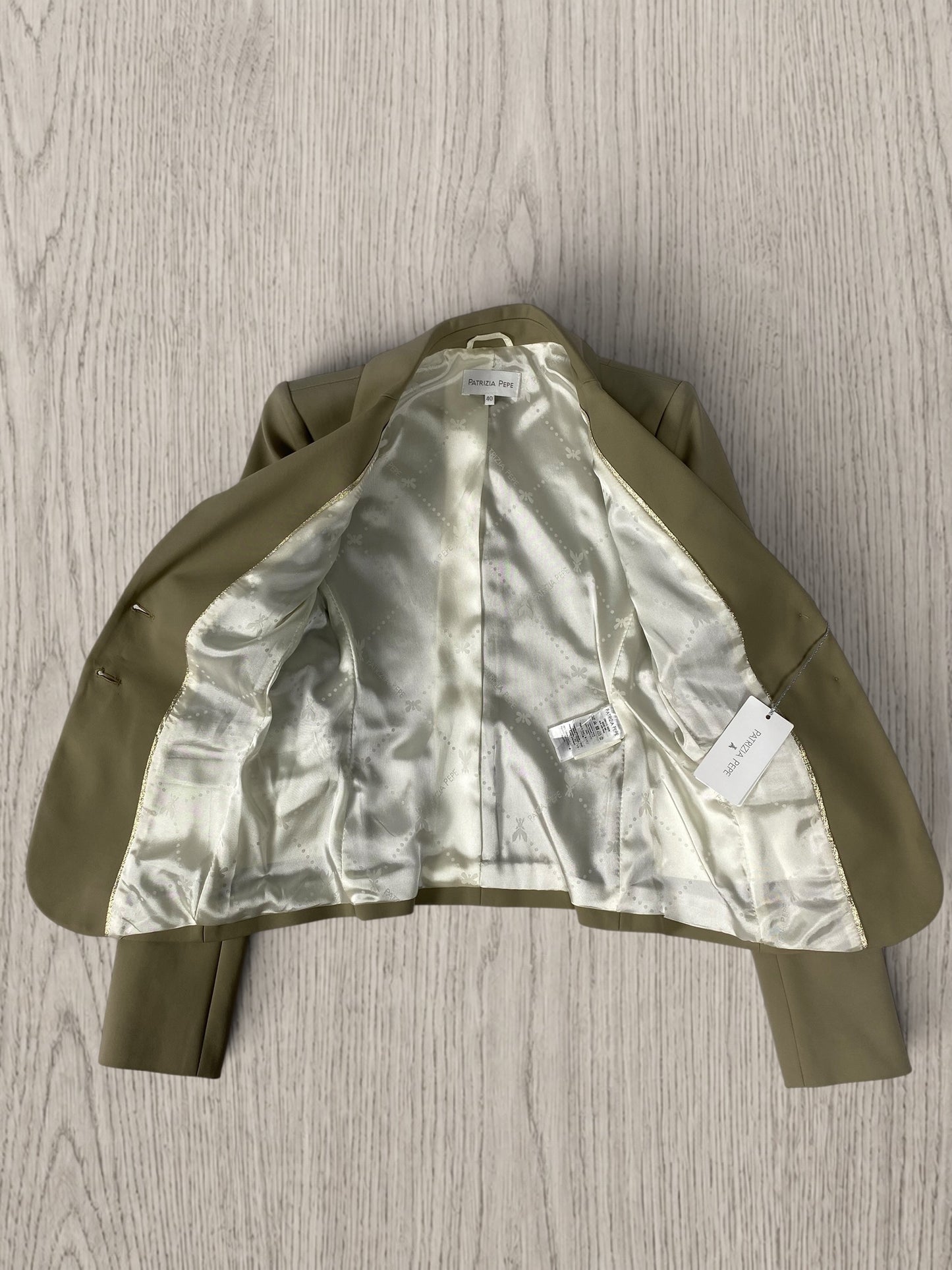 Giacca Patrizia Pepe 40 Sabbia