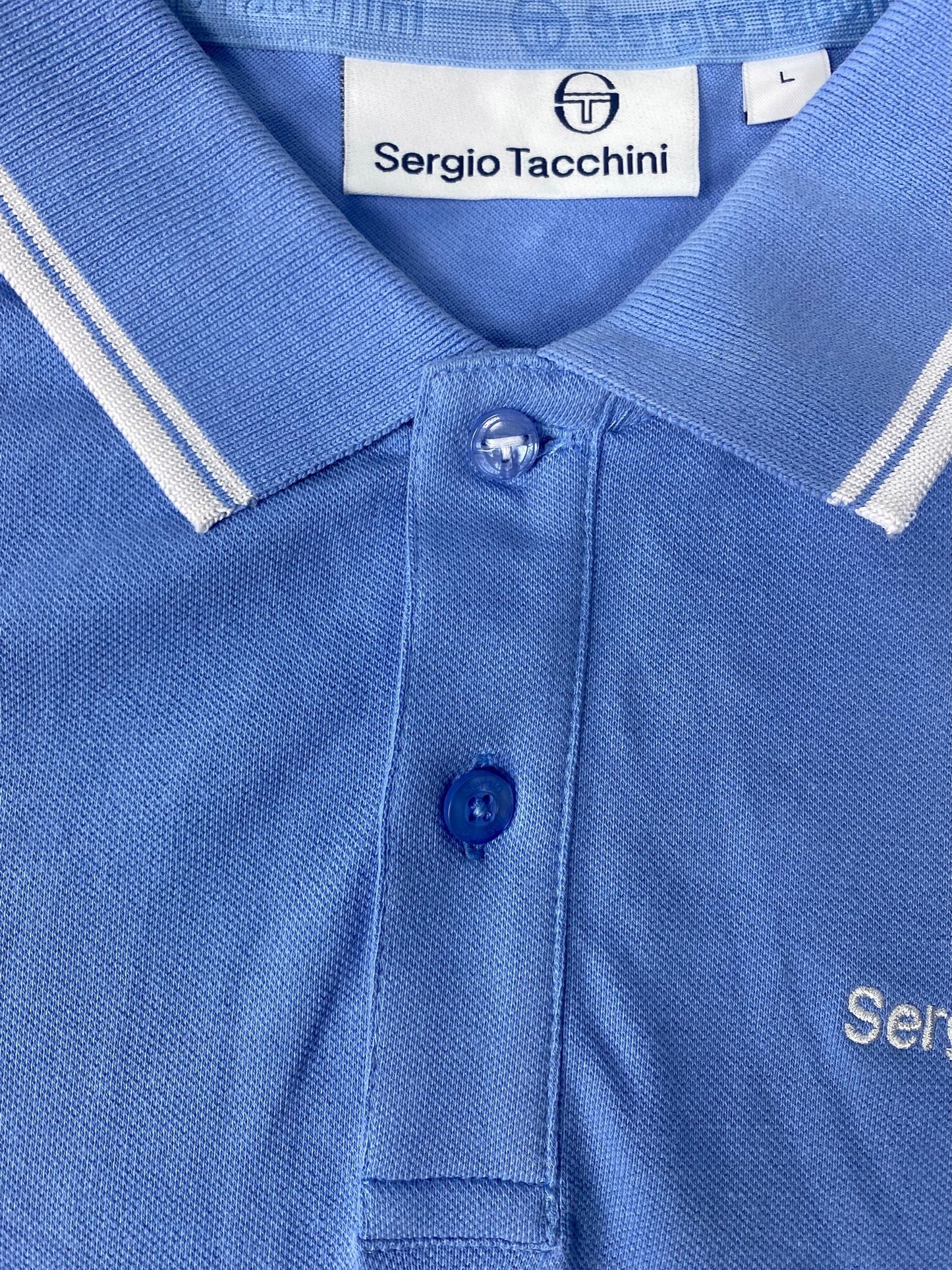 Polo Sergio Tacchini L Celeste