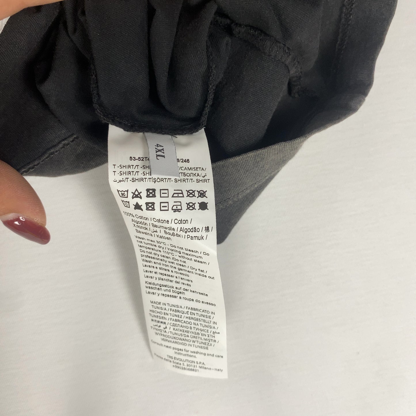 T-shirt Trussardi jeans 4XL Grigio