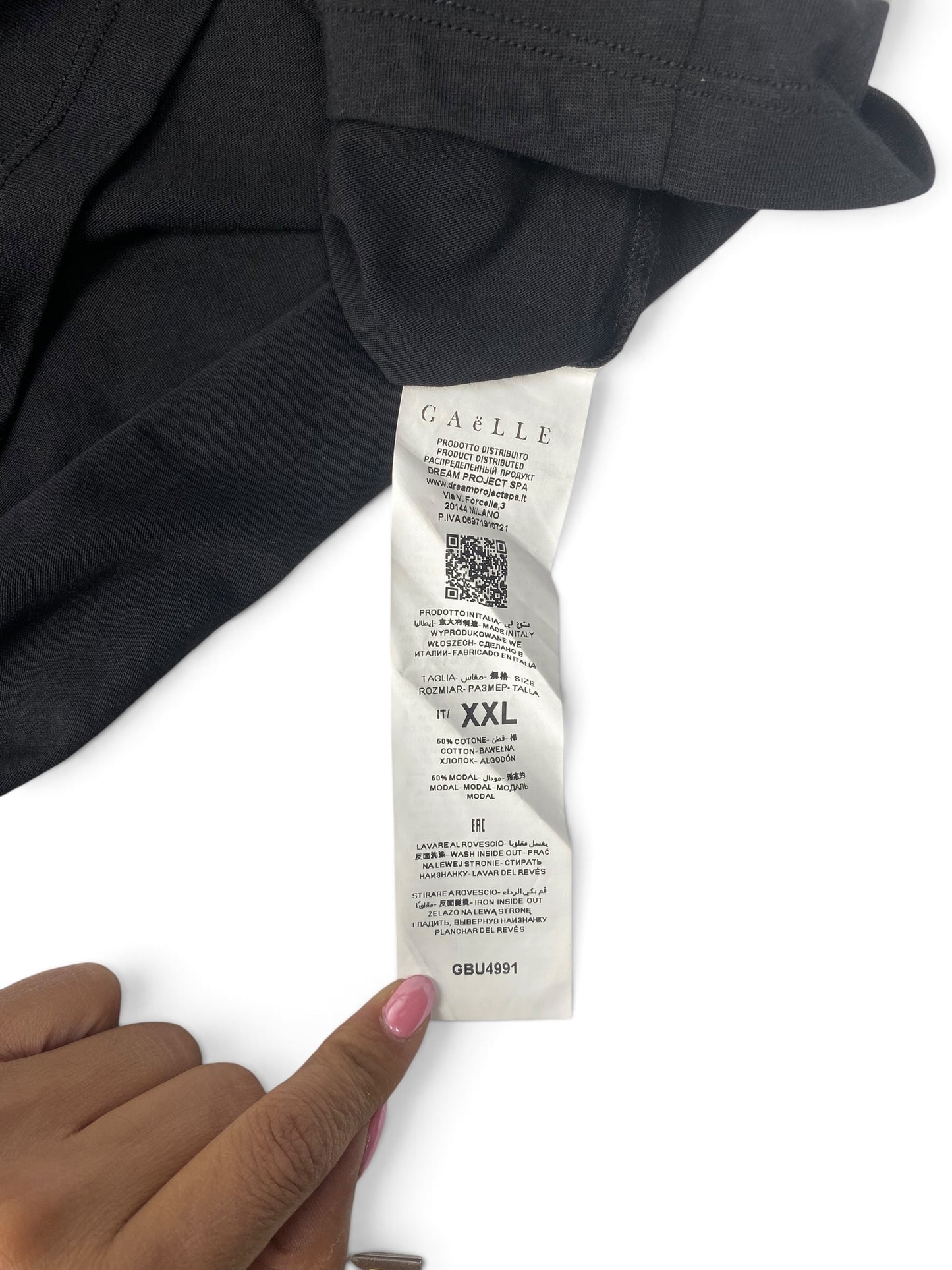 T-shirt Gaelle XXL Nero