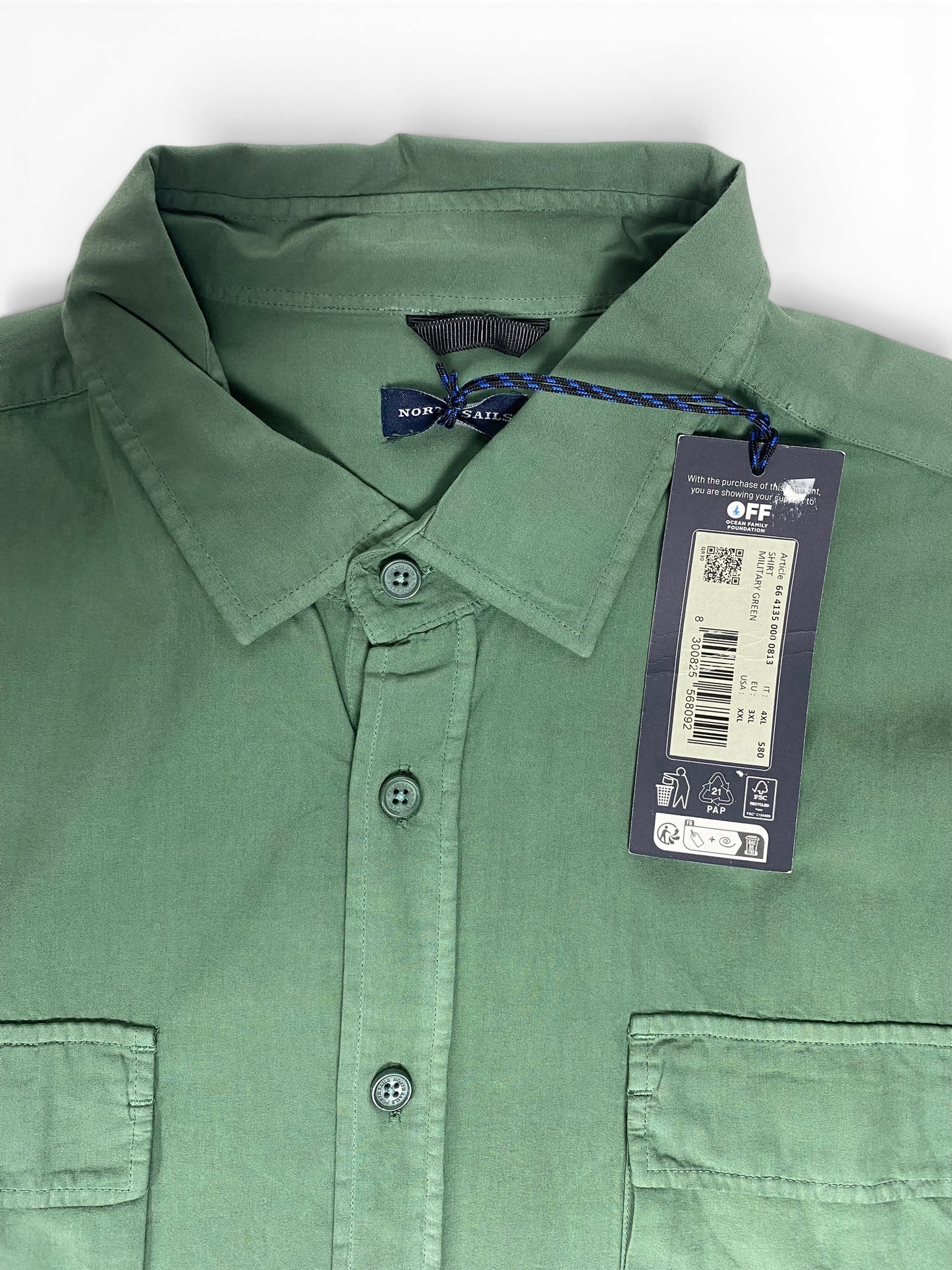 camicie North Sails 4XL Verde militare