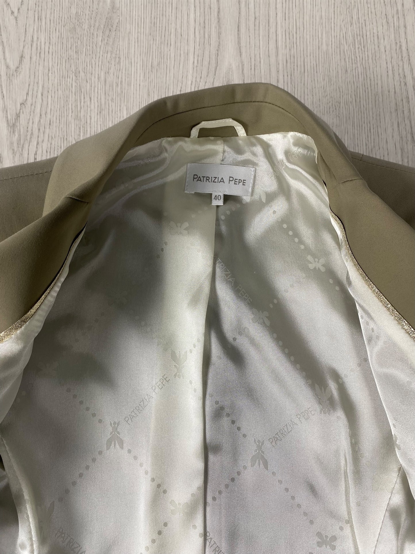 Giacca Patrizia Pepe 40 Sabbia