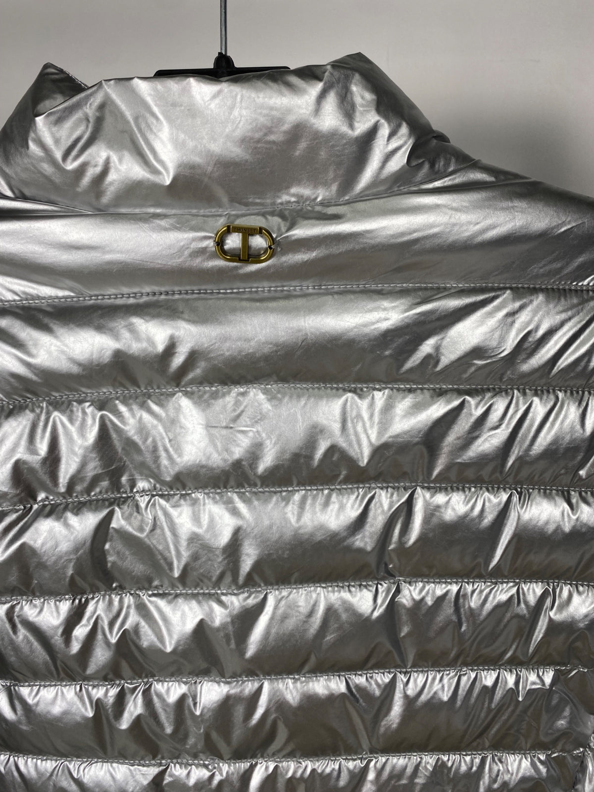 Piumino Twinset 42 Argento