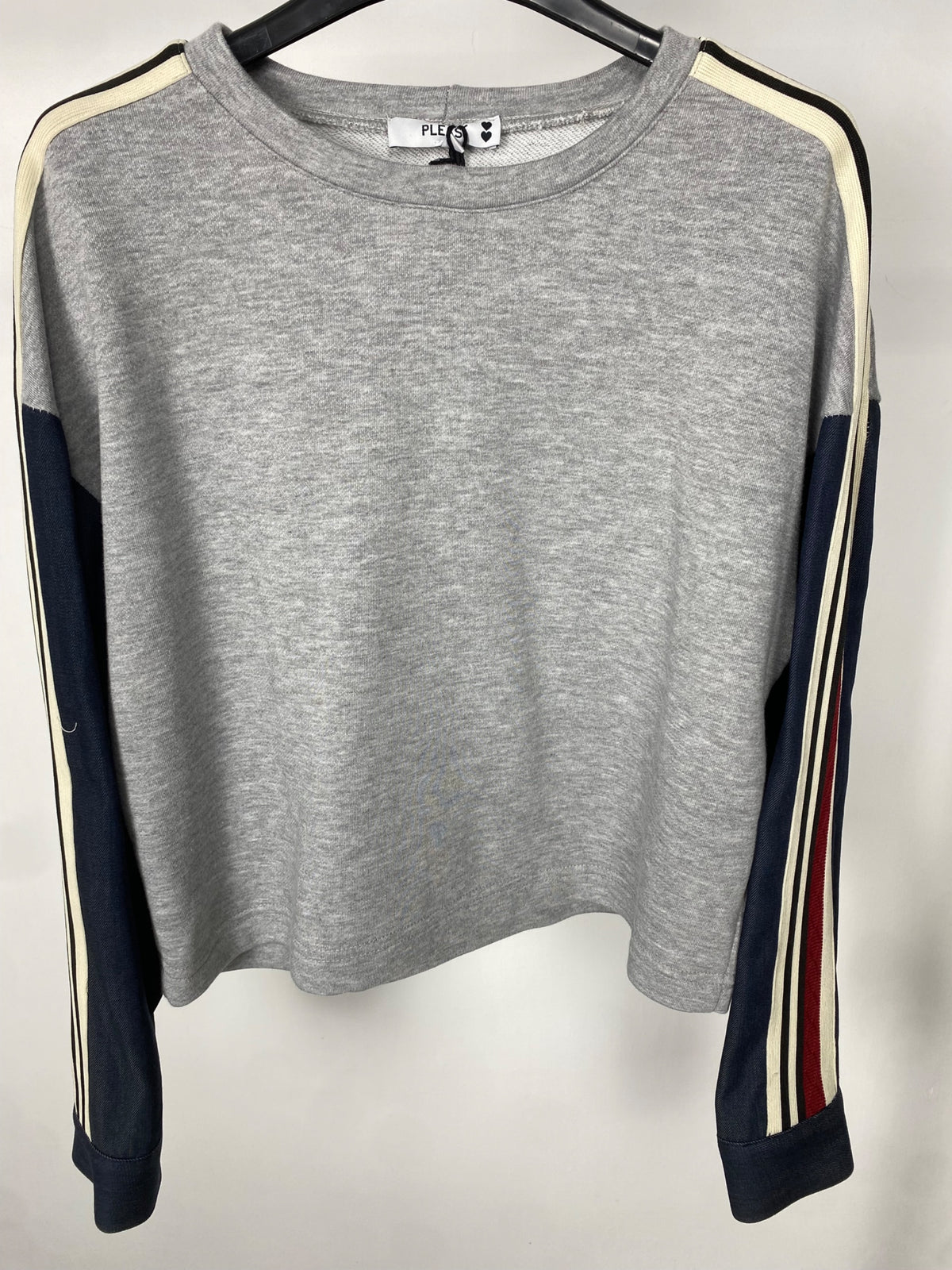 Felpa girocollo PLEASE XS Grigio