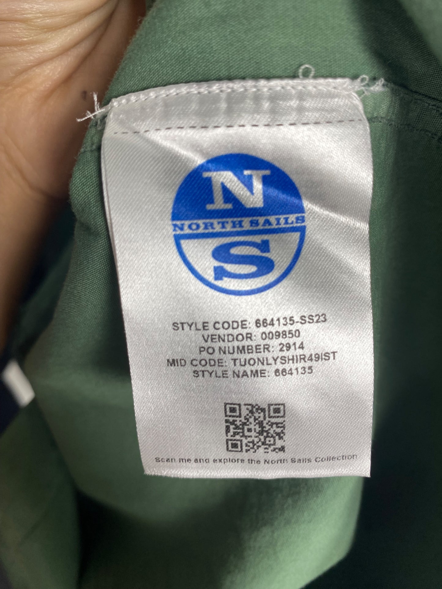 camicie North Sails 4XL Verde militare