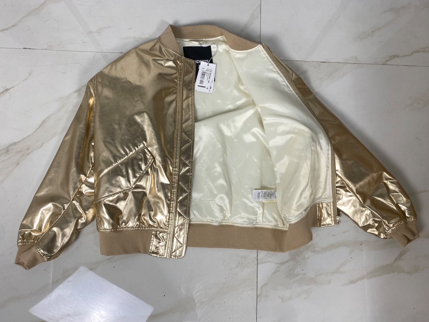 Giubbotti Patrizia Pepe 42 Oro