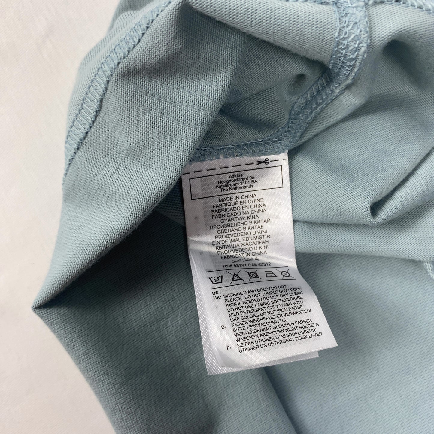 T-shirt Adidas 2XL Cielo